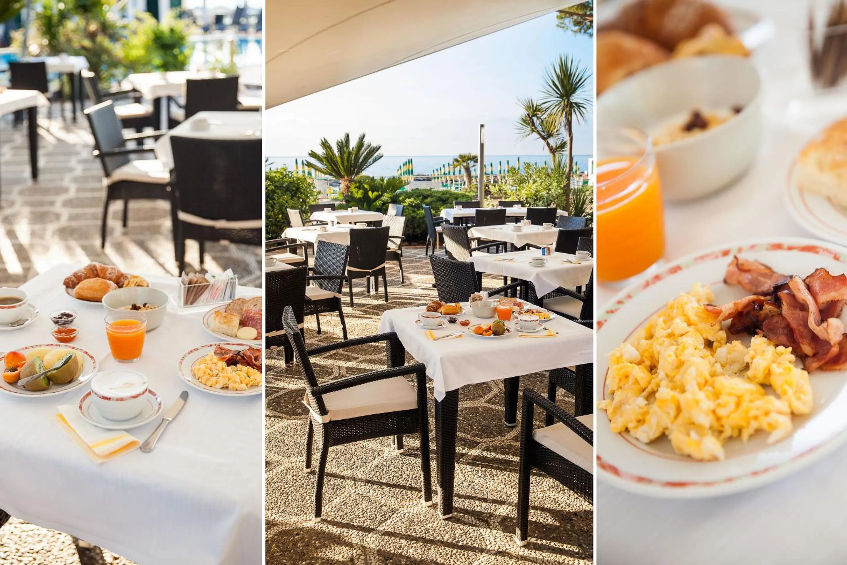 Patio in Hotel Gabriella