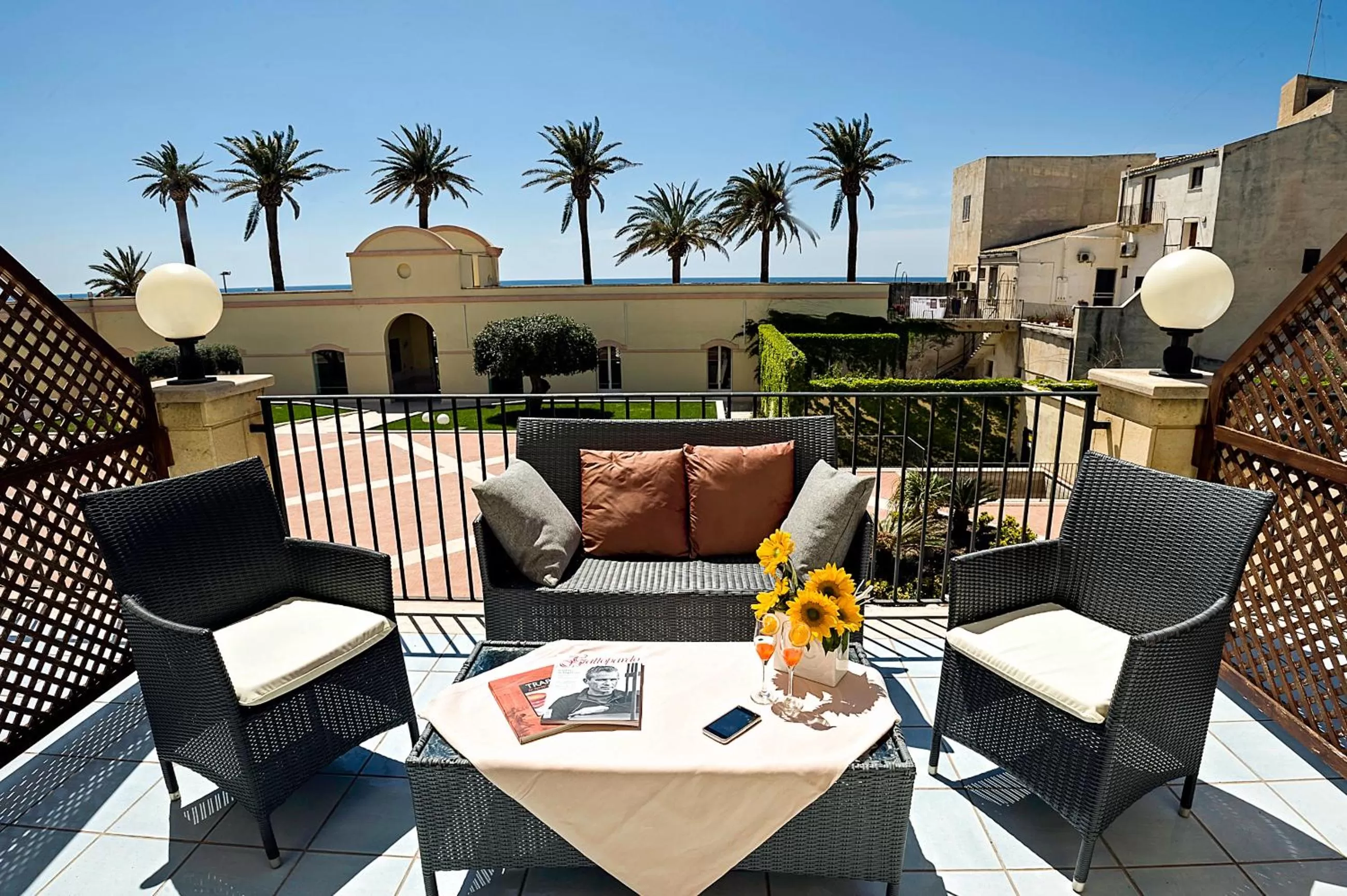 Patio in Mahara Hotel & Wellness