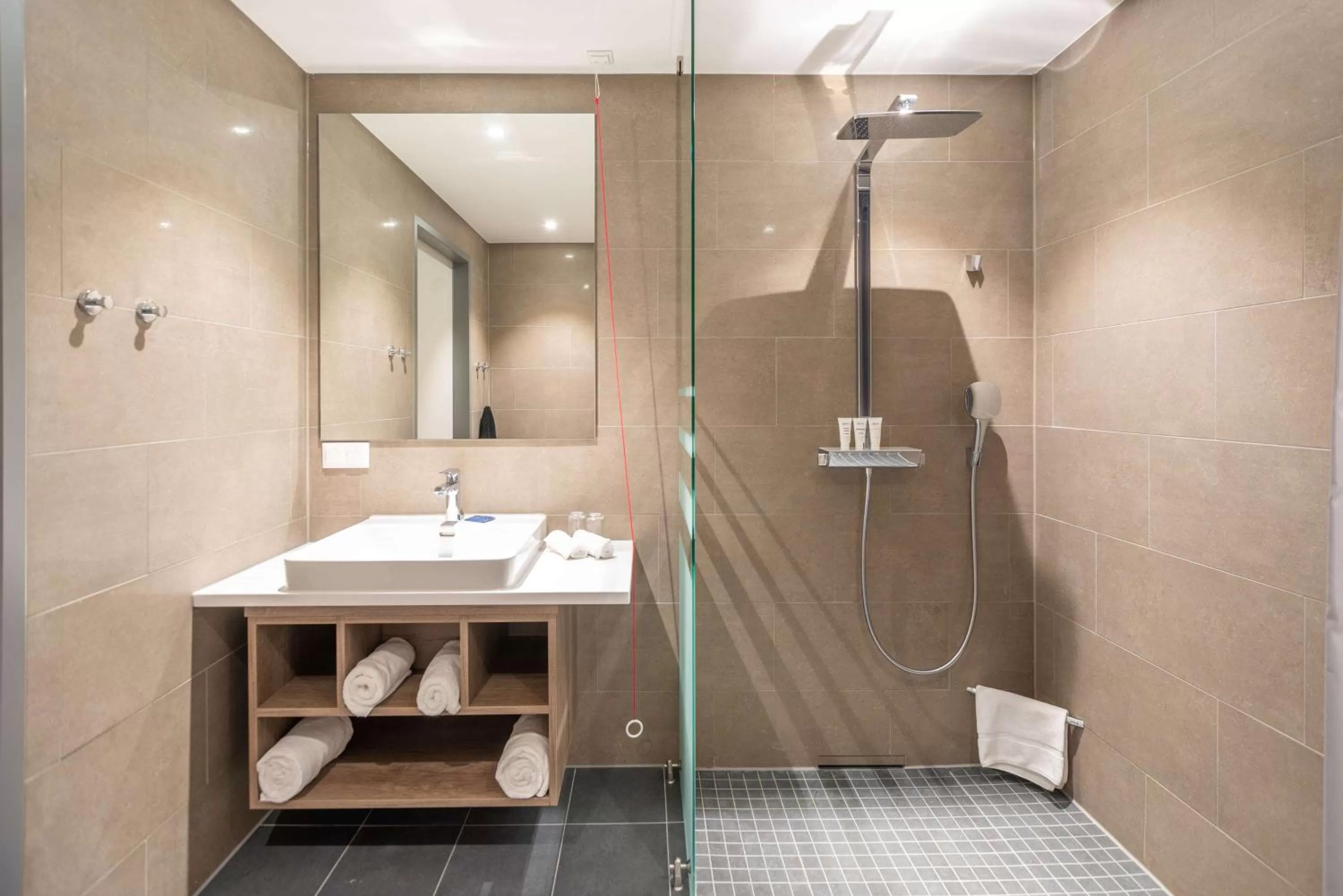 Shower in Park Inn By Radisson Wismar