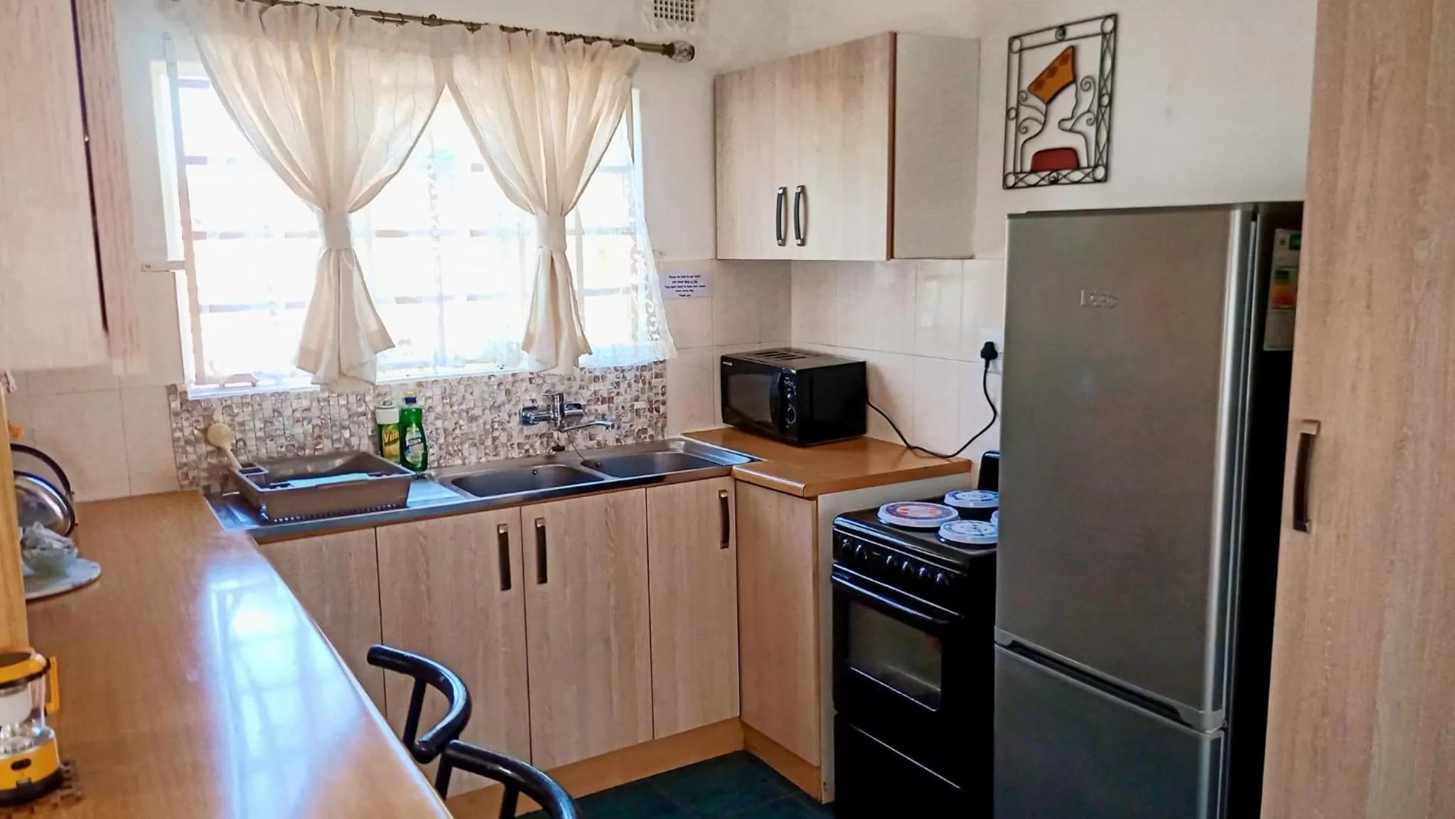 Kitchen or kitchenette in Queensburgh B&B or Self Catering