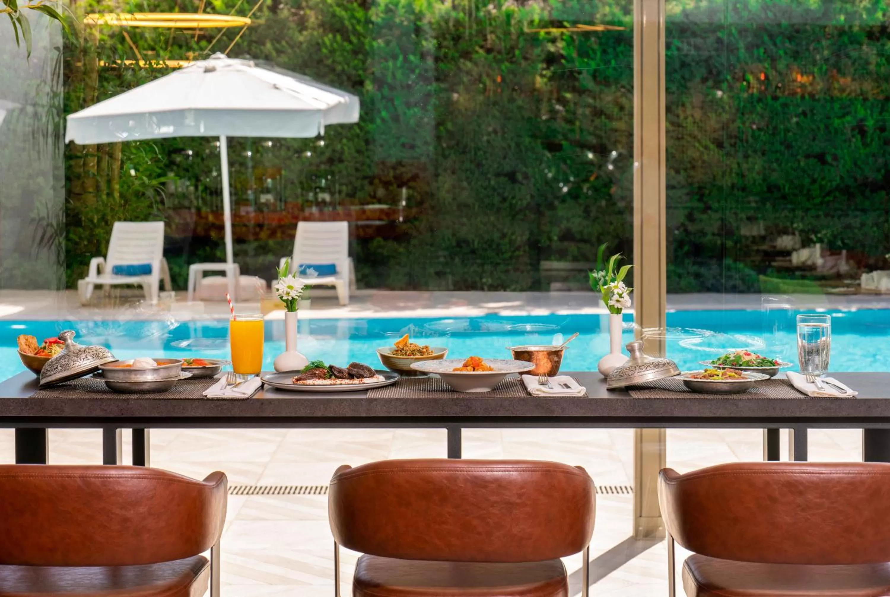 Swimming pool in Novotel Gaziantep