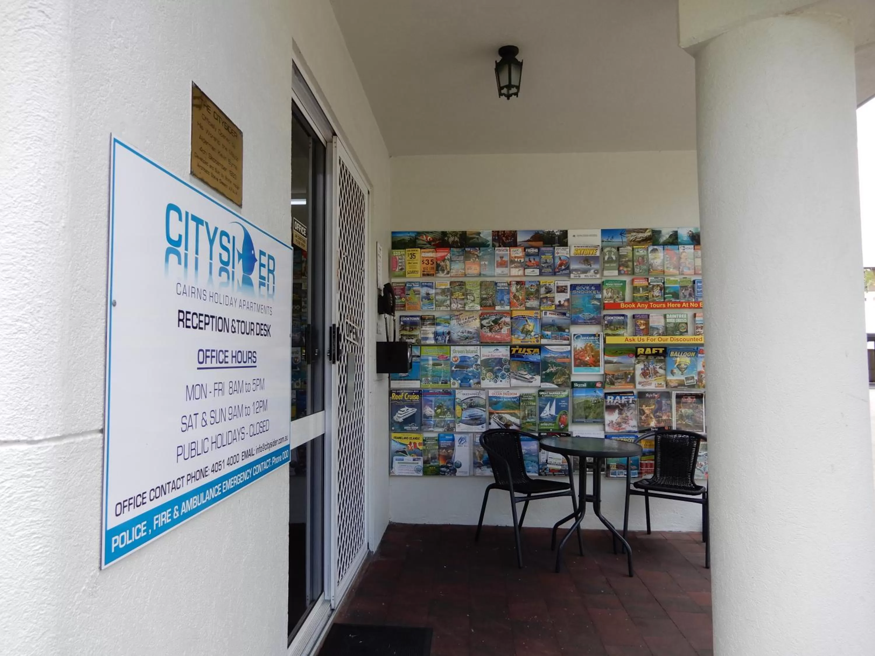 Lobby or reception in Citysider Cairns Holiday Apartments