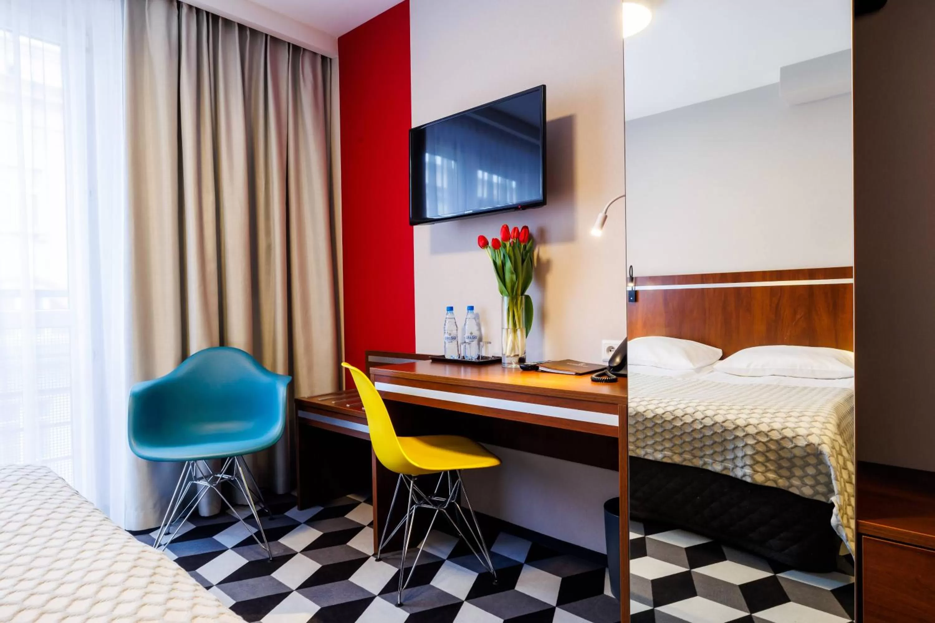 Bedroom, Bed in Hotel Wyspiański