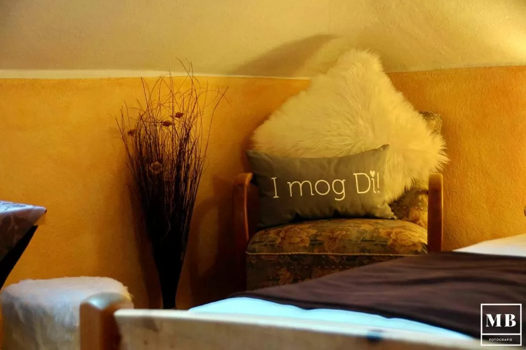 Photo of the whole room, Bed in Pension Waldschlösschen