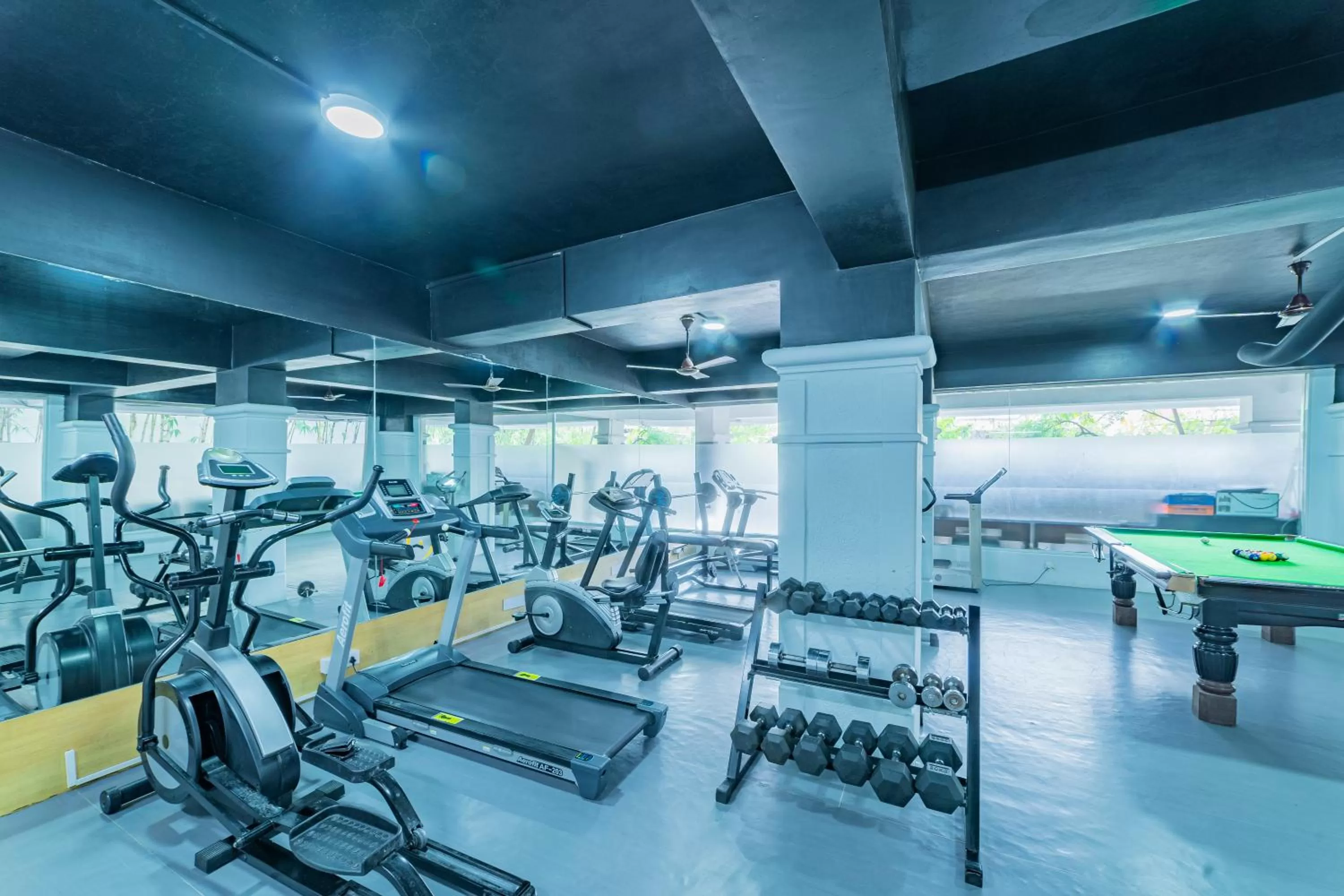 Fitness centre/facilities in Hotel Athome , Whitefields, Kondapur