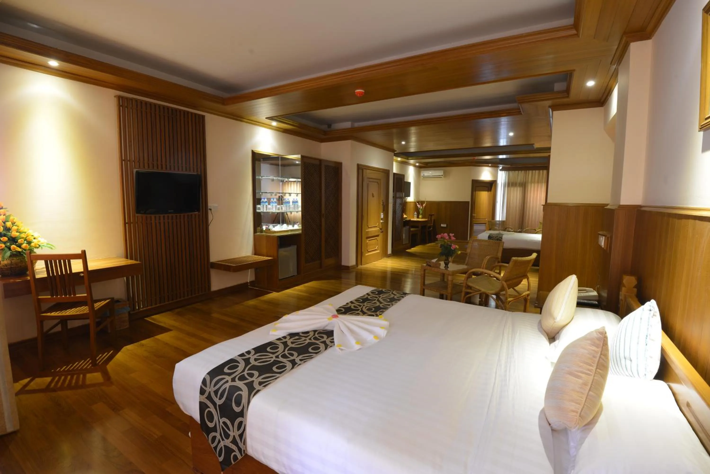 Decorative detail, Bed in Hotel Sidney