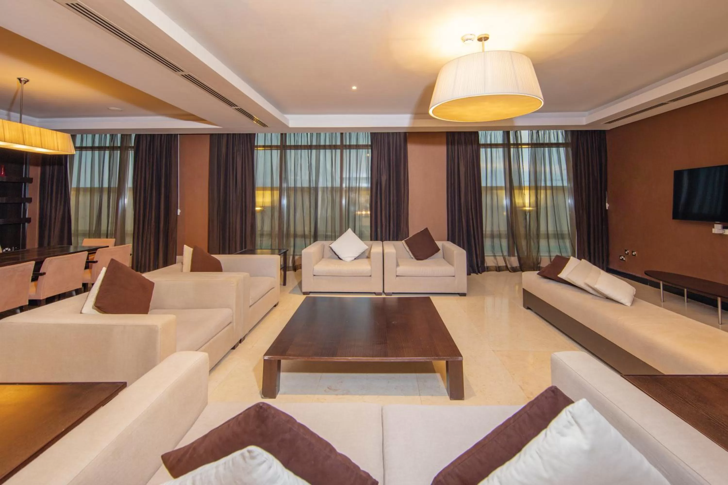 Living room in Radisson Blu Hotel, Doha