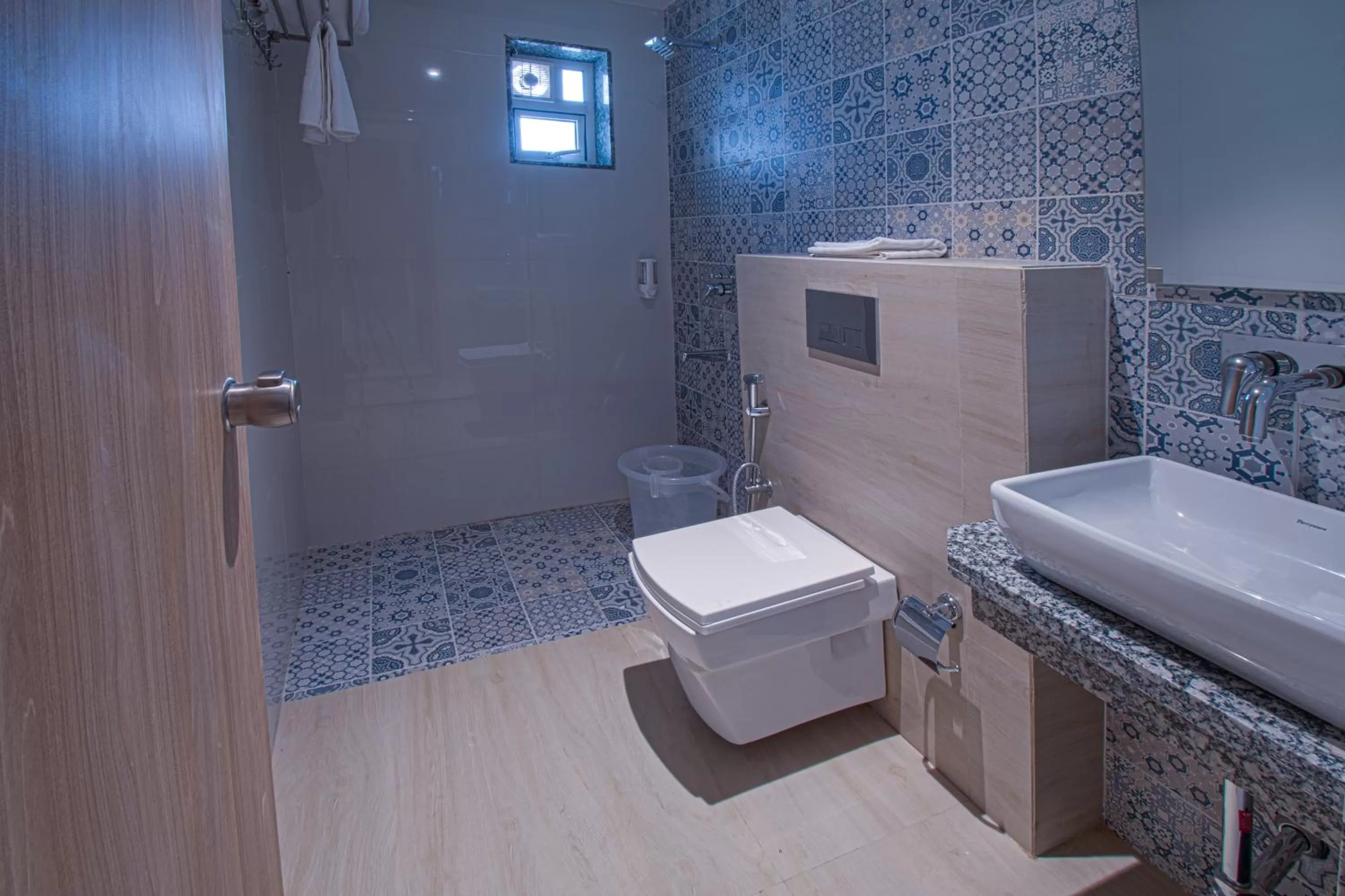 Bathroom in Hotel Park Tree, NEAR 5 STAR MIDC, KANERIWADI, NH4 GOA HIGHWAY KOLHAPUR