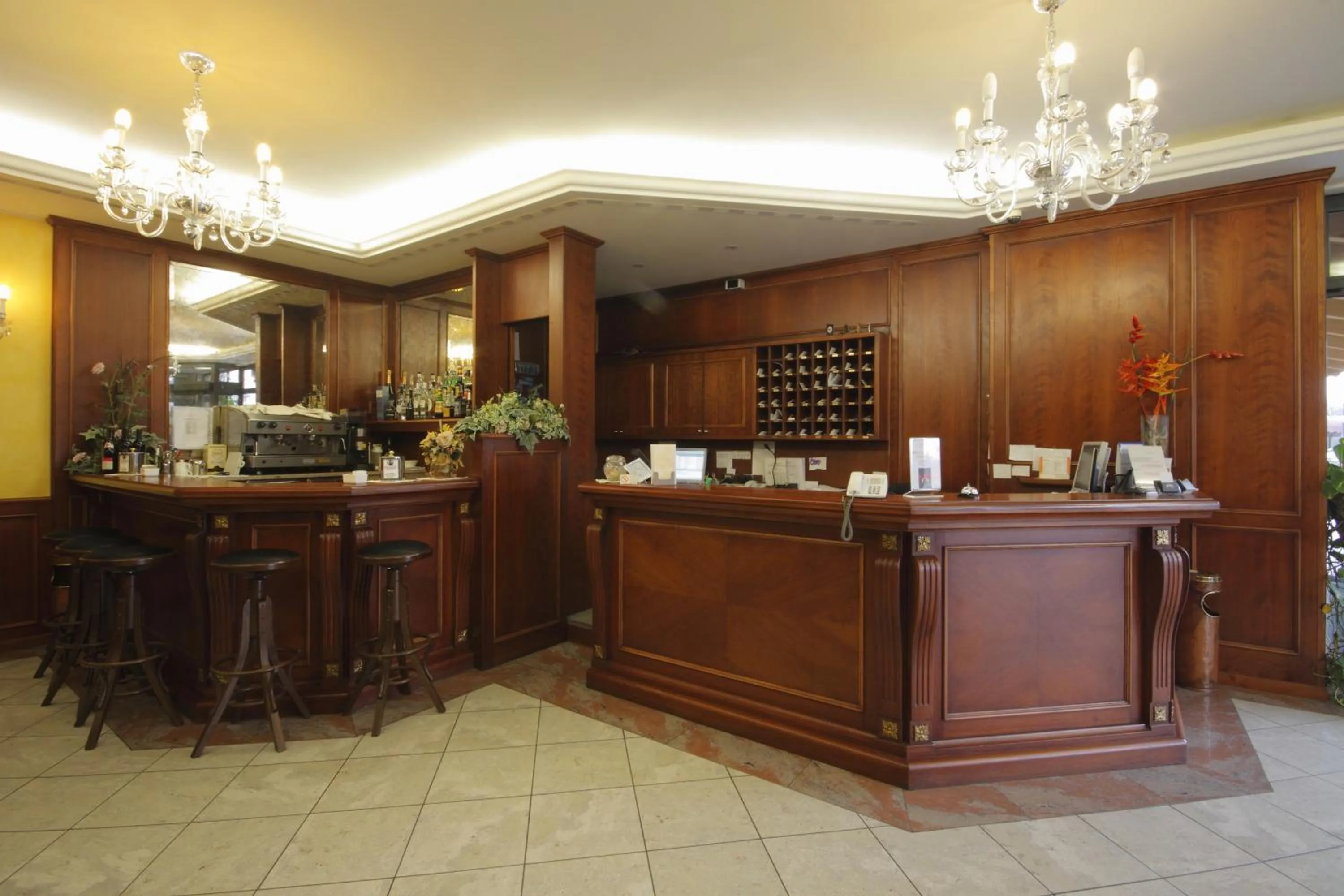 Lobby or reception in Tricolore Hotel