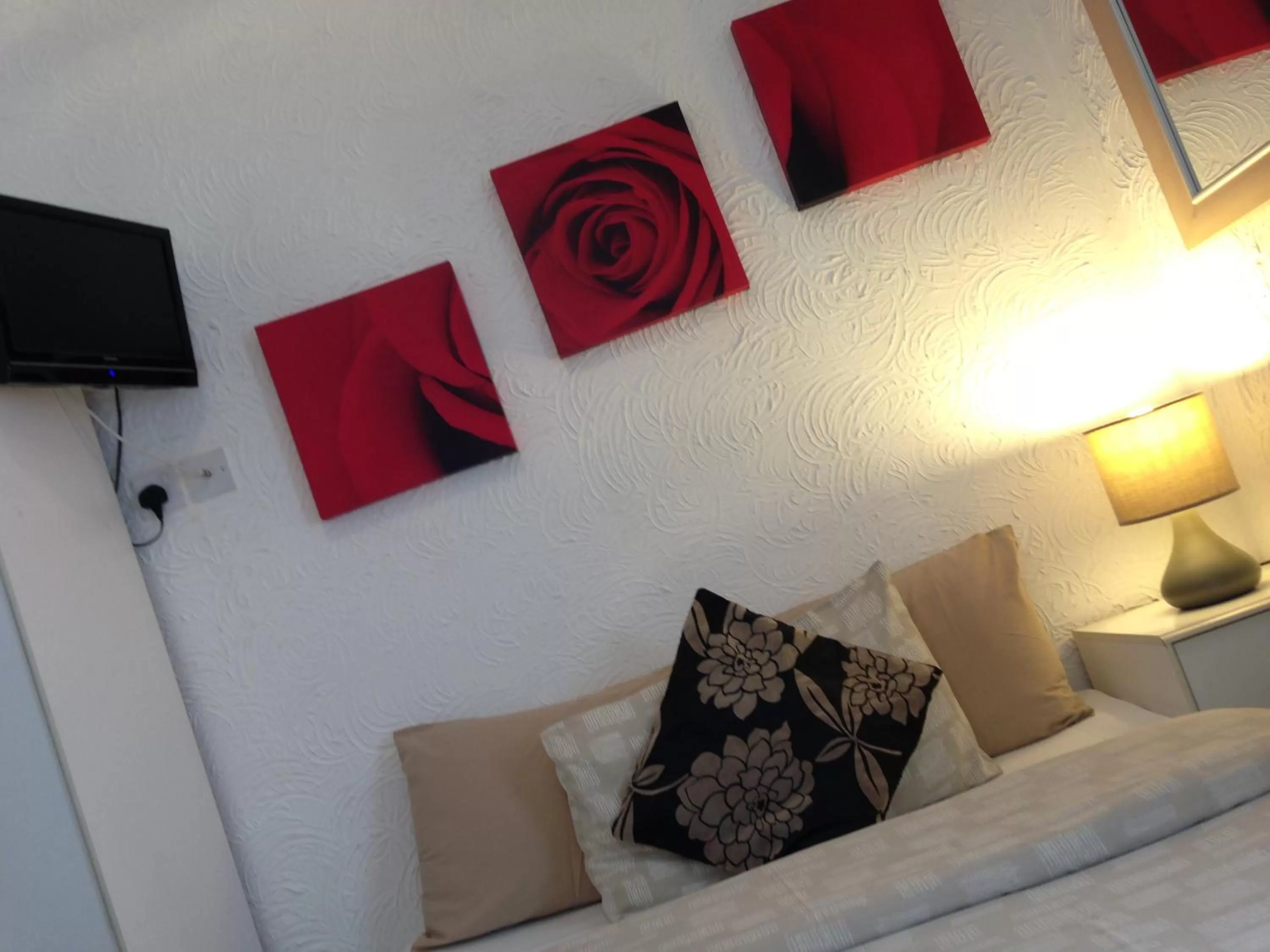 Decorative detail, Bed in Wilsons Hotel - Blackpool Tower View