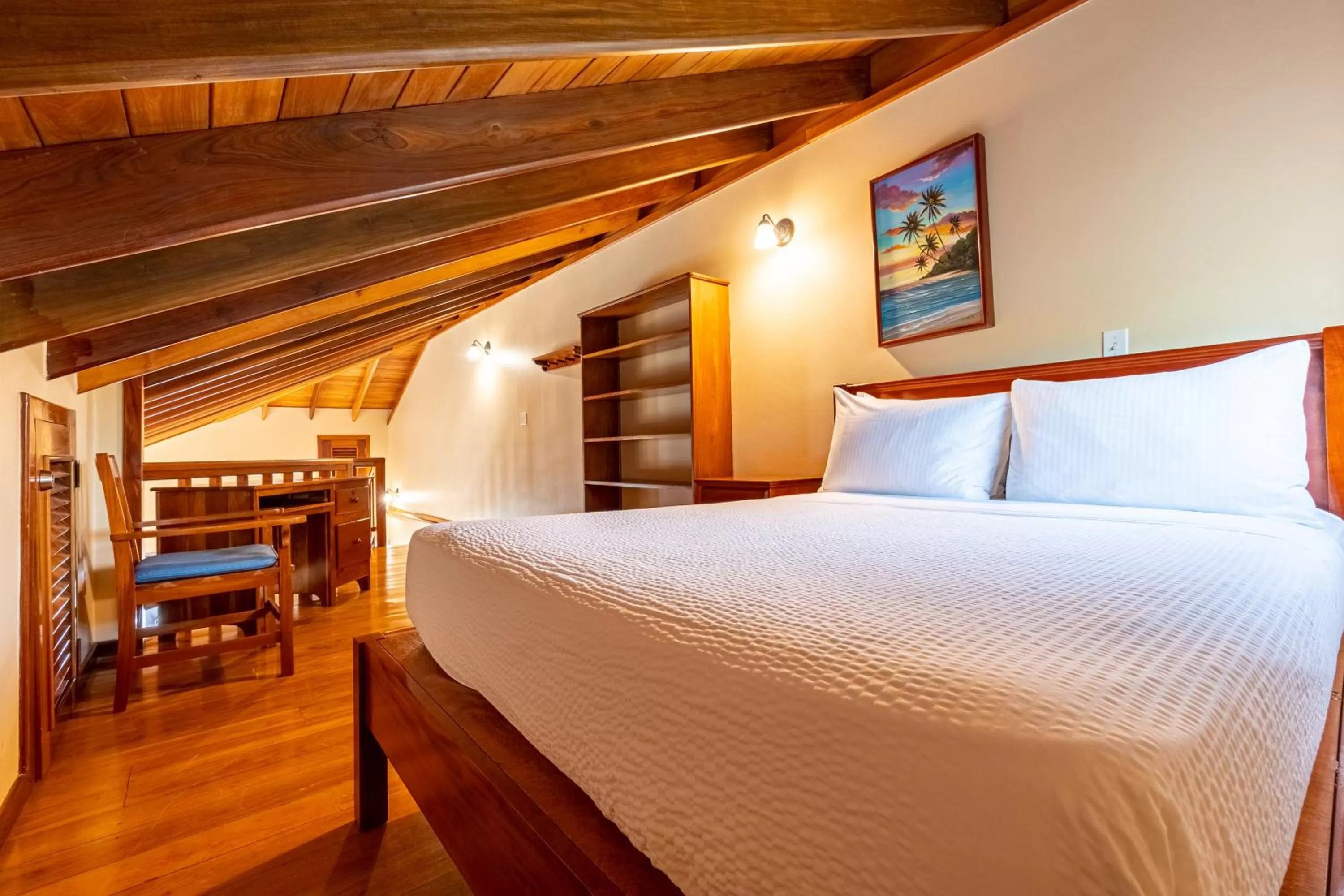 Bed in Belizean Shores Resort