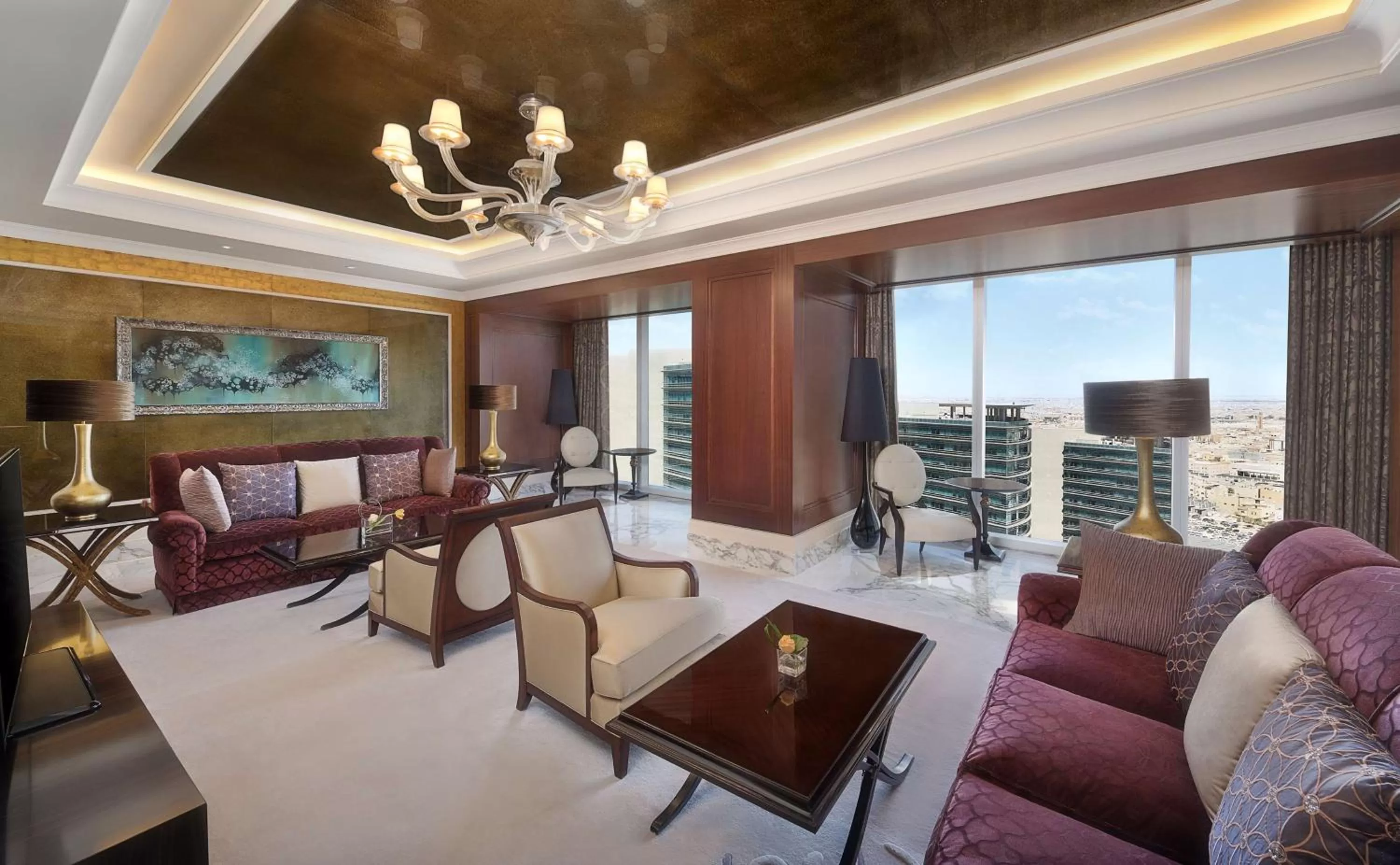Living room in Hilton Riyadh Hotel & Residences