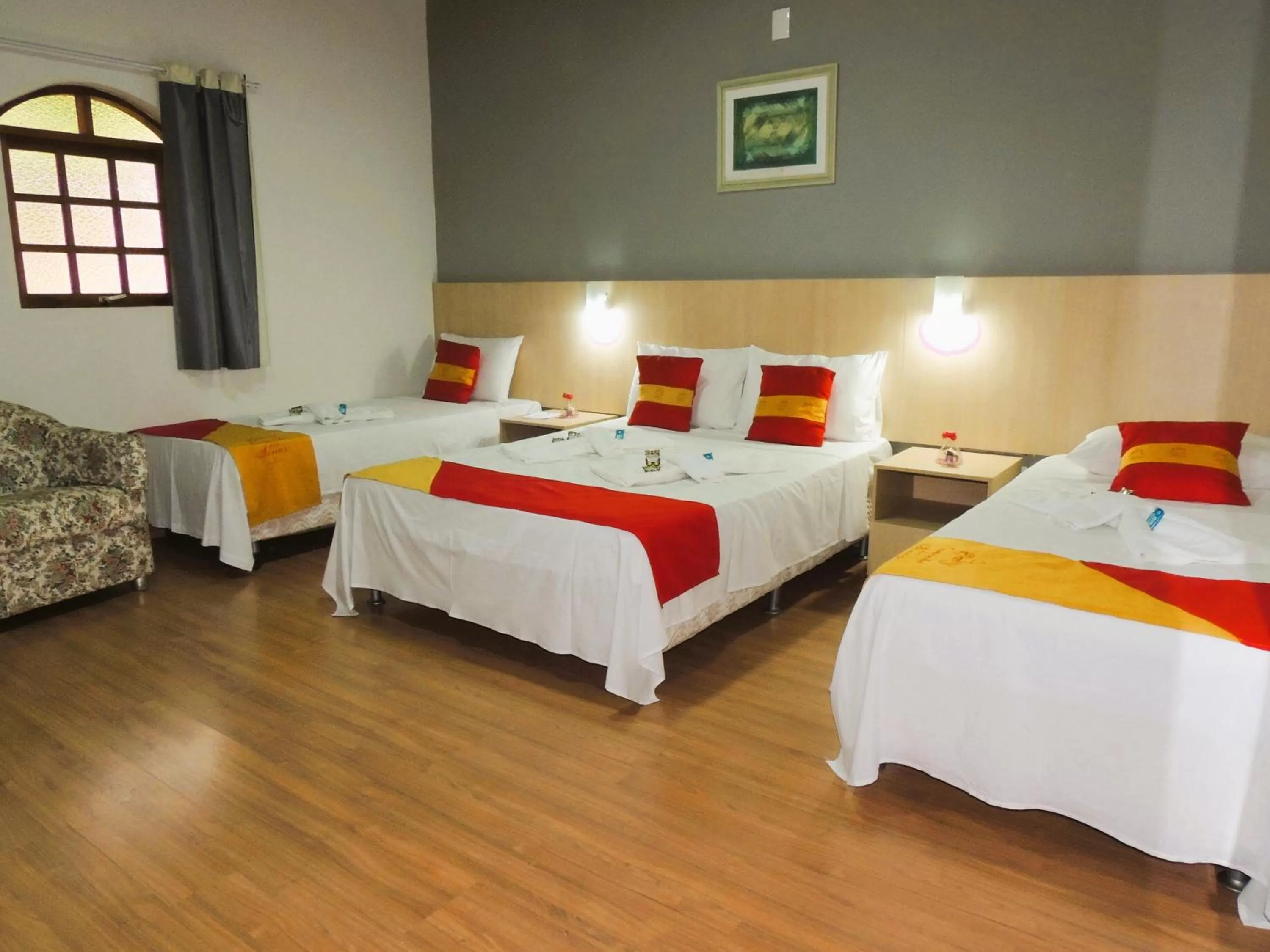 Bedroom, Bed in Pousada Caminho Dos Sinos