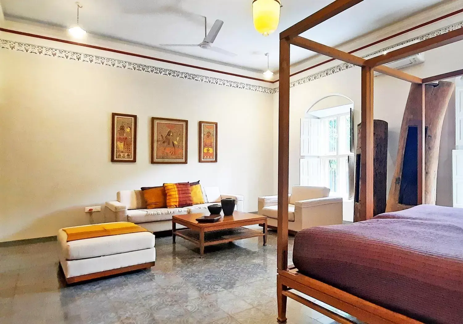 Superior Double or Twin Room - single occupancy in Saratha Vilas Chettinad Superior Double or Twin Room - single occupancy in Saratha Vilas Chettinad