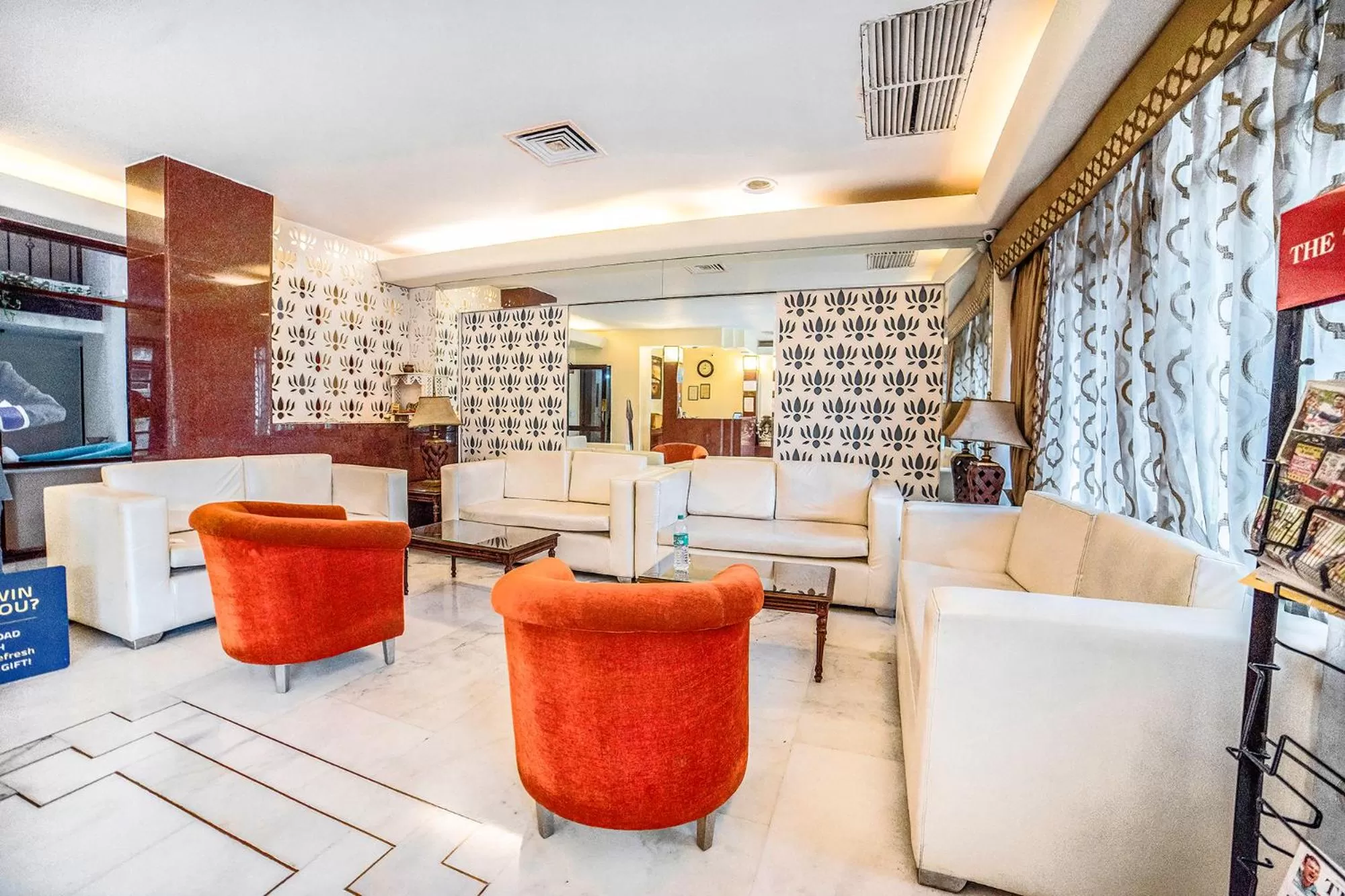 Seating area in FabHotel BMK Grand