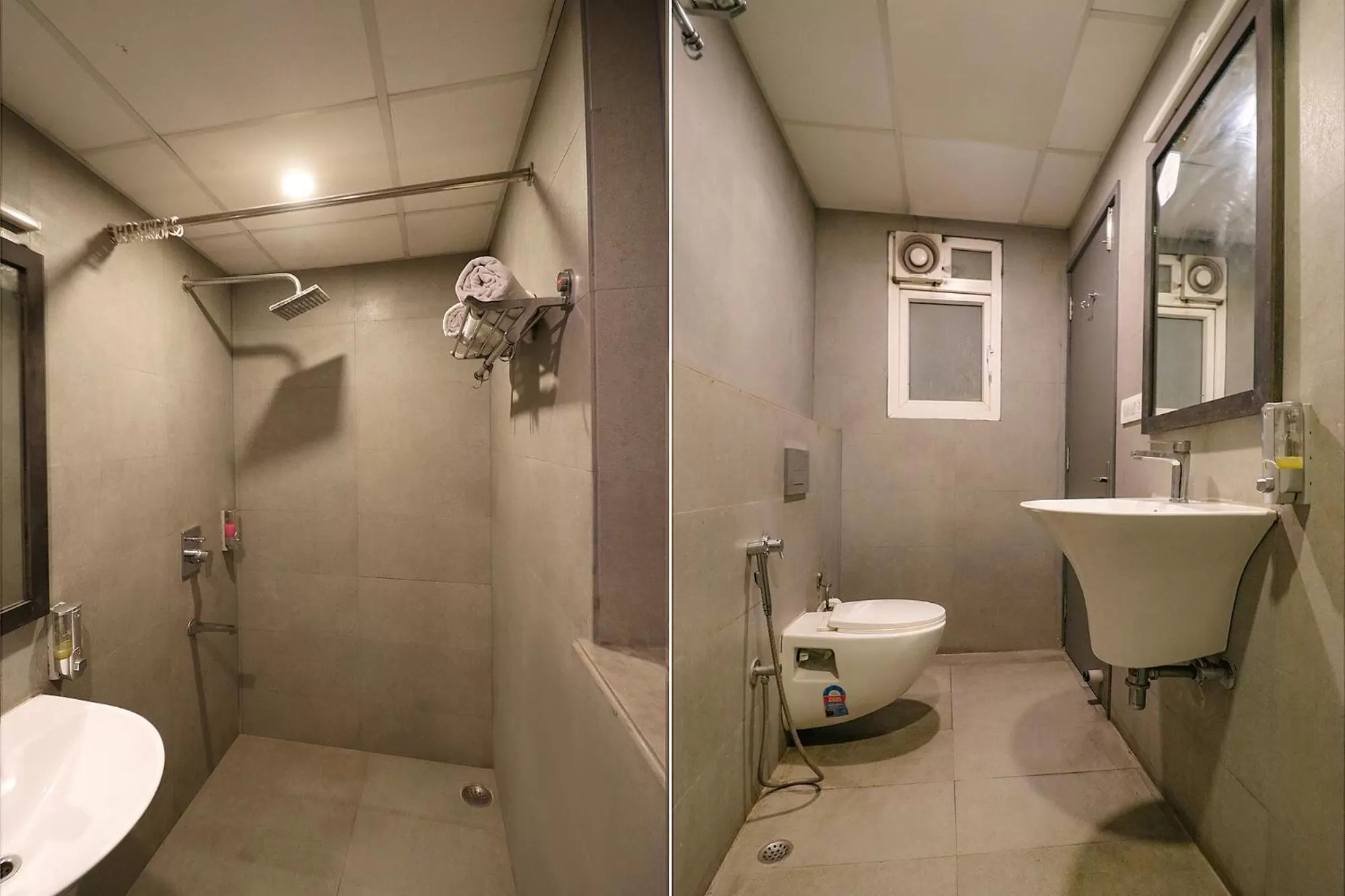 Bathroom in FabHotel Chattarpur Enclave - Opposite Tivoli Garden