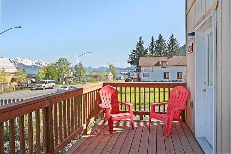 Patio, Balcony/Terrace in The Vue B&B