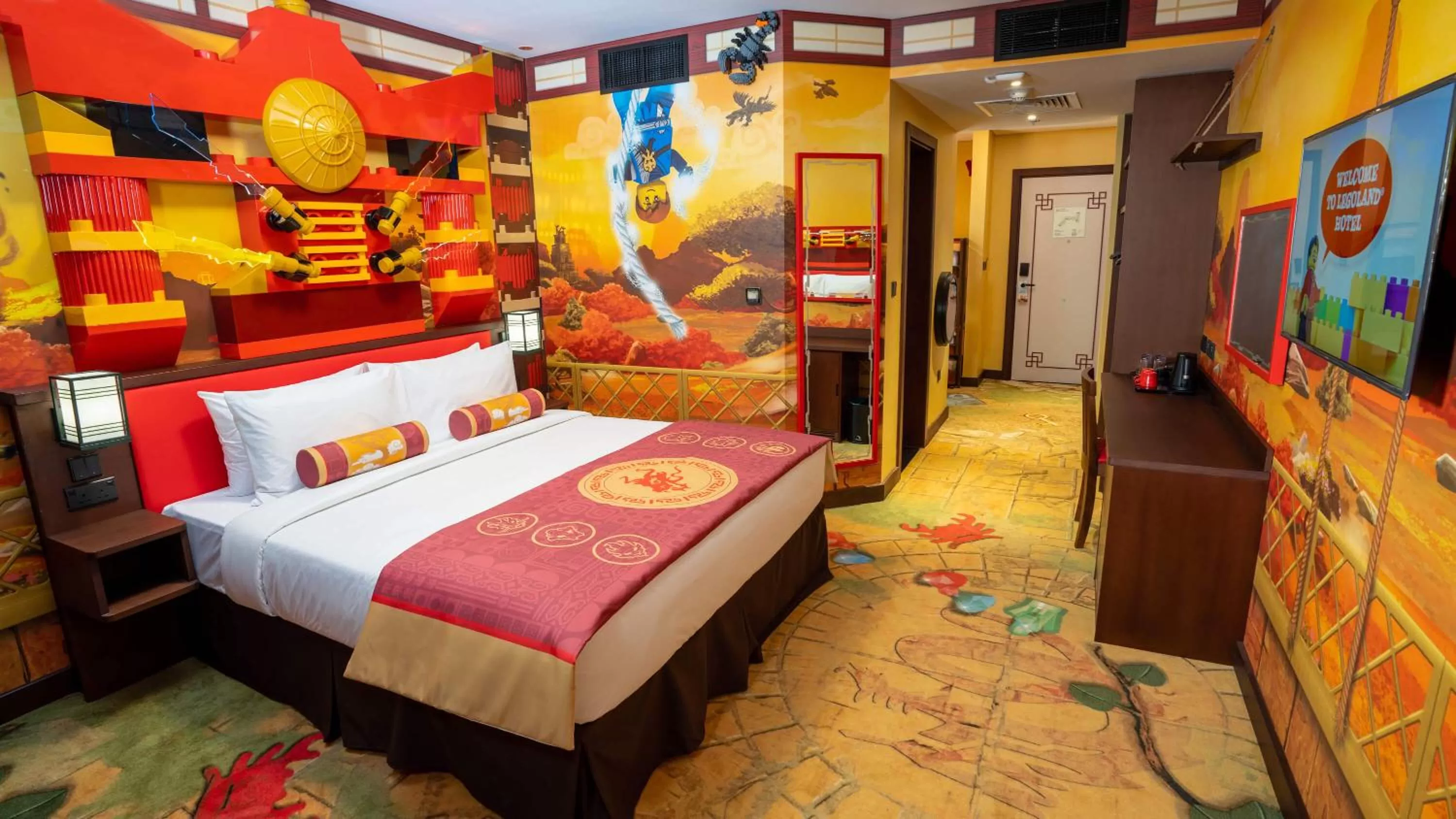 Bedroom, Bed in LEGOLAND Hotel Dubai