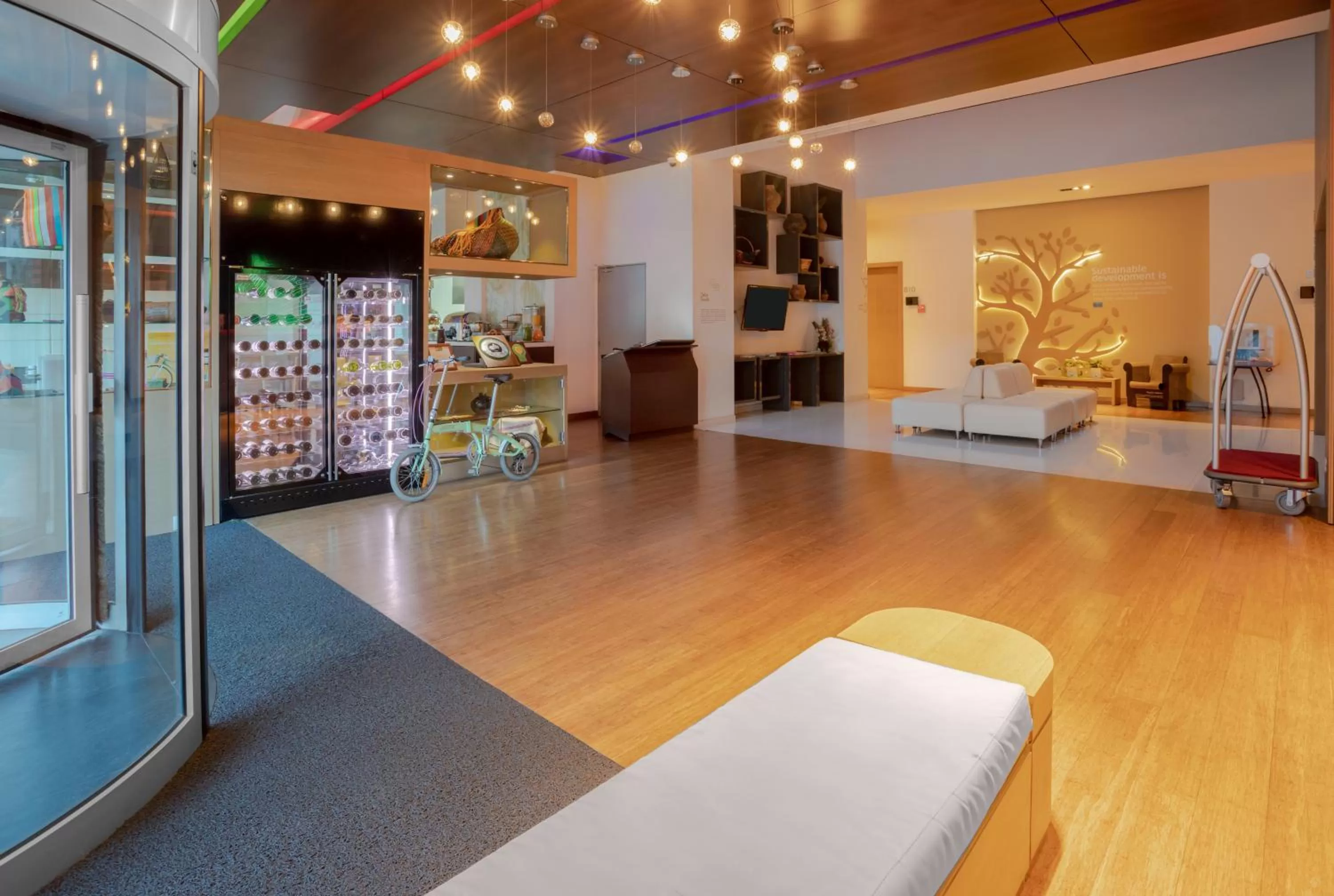Lobby or reception in Biohotel Organic Suites Bogotá