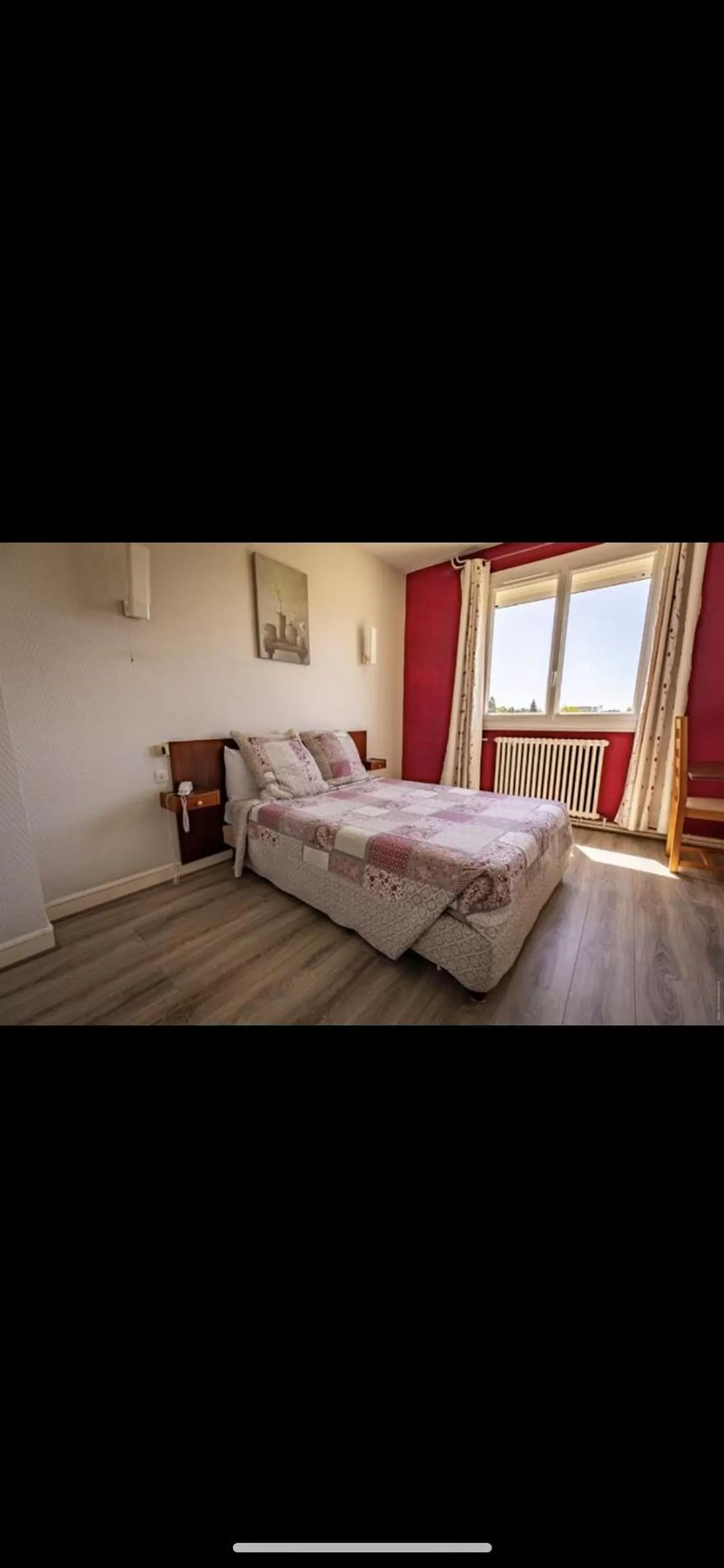 Bed in Hotel Christina