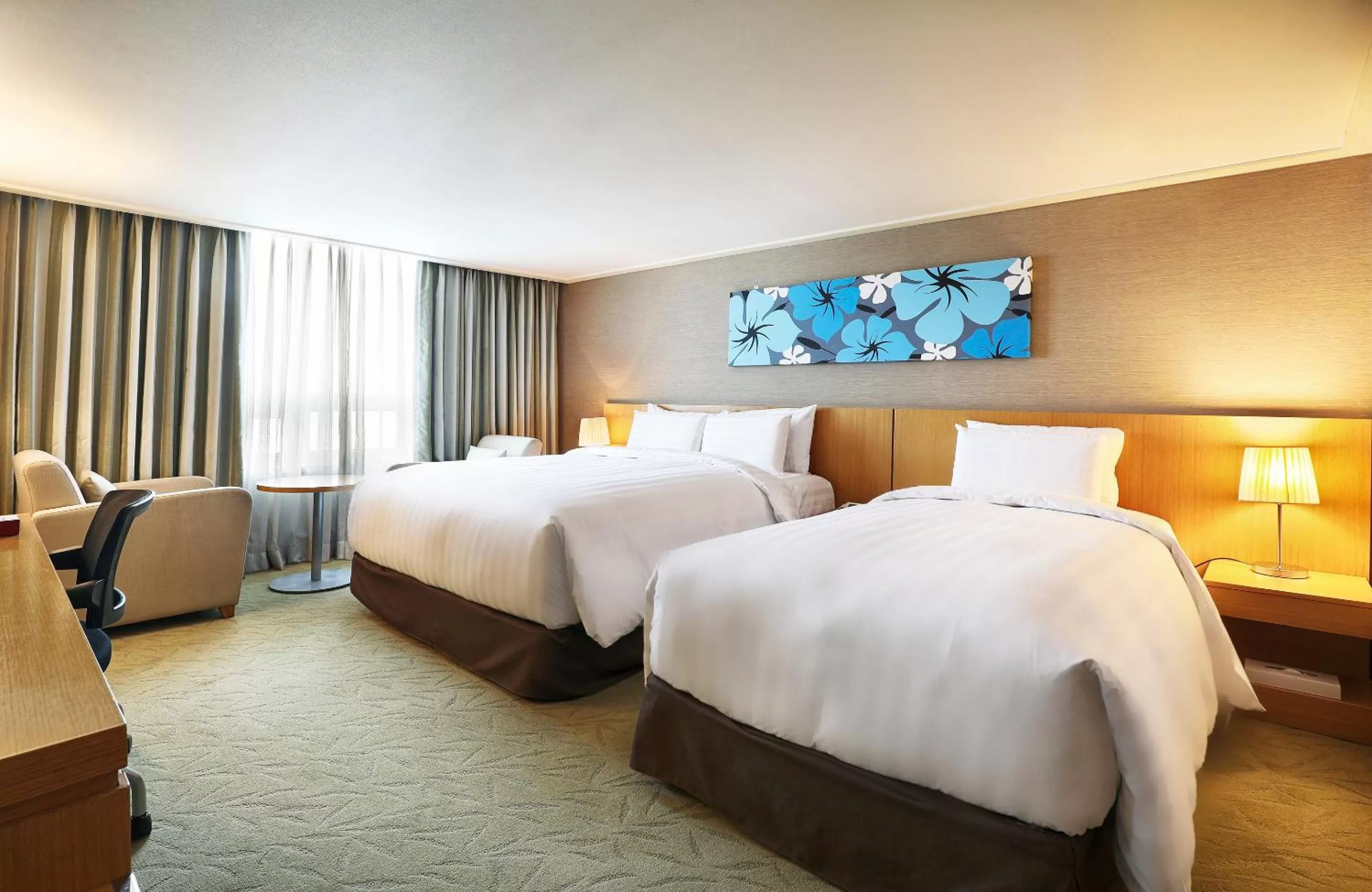 Bed in Best Western Premier Incheon Airport Hotel
