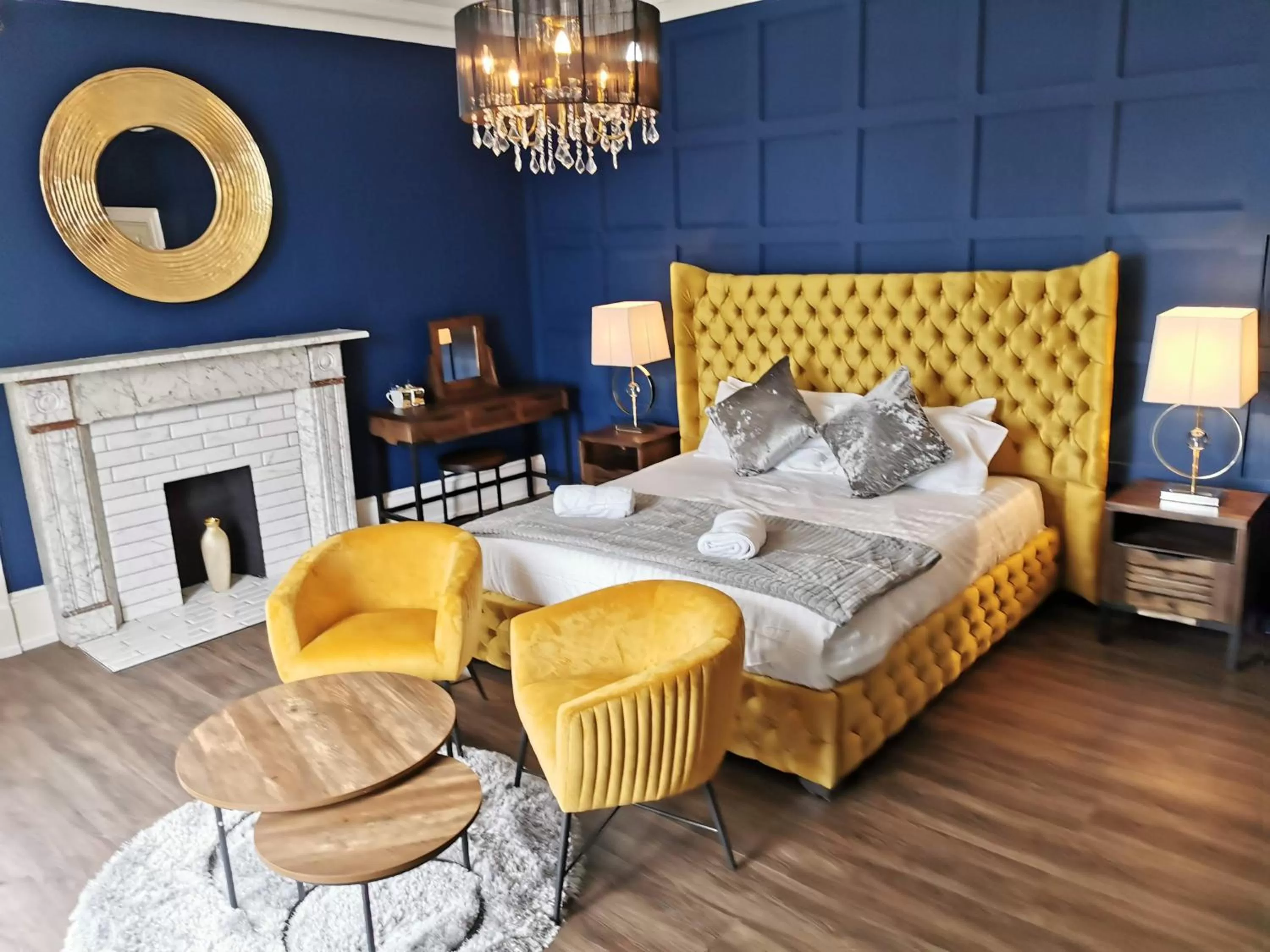 Bed in Manor House Hotel Holy Island