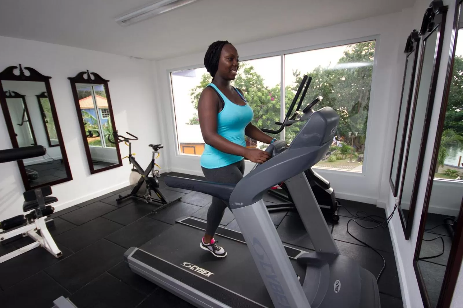 Fitness centre/facilities in True Blue Bay Resort