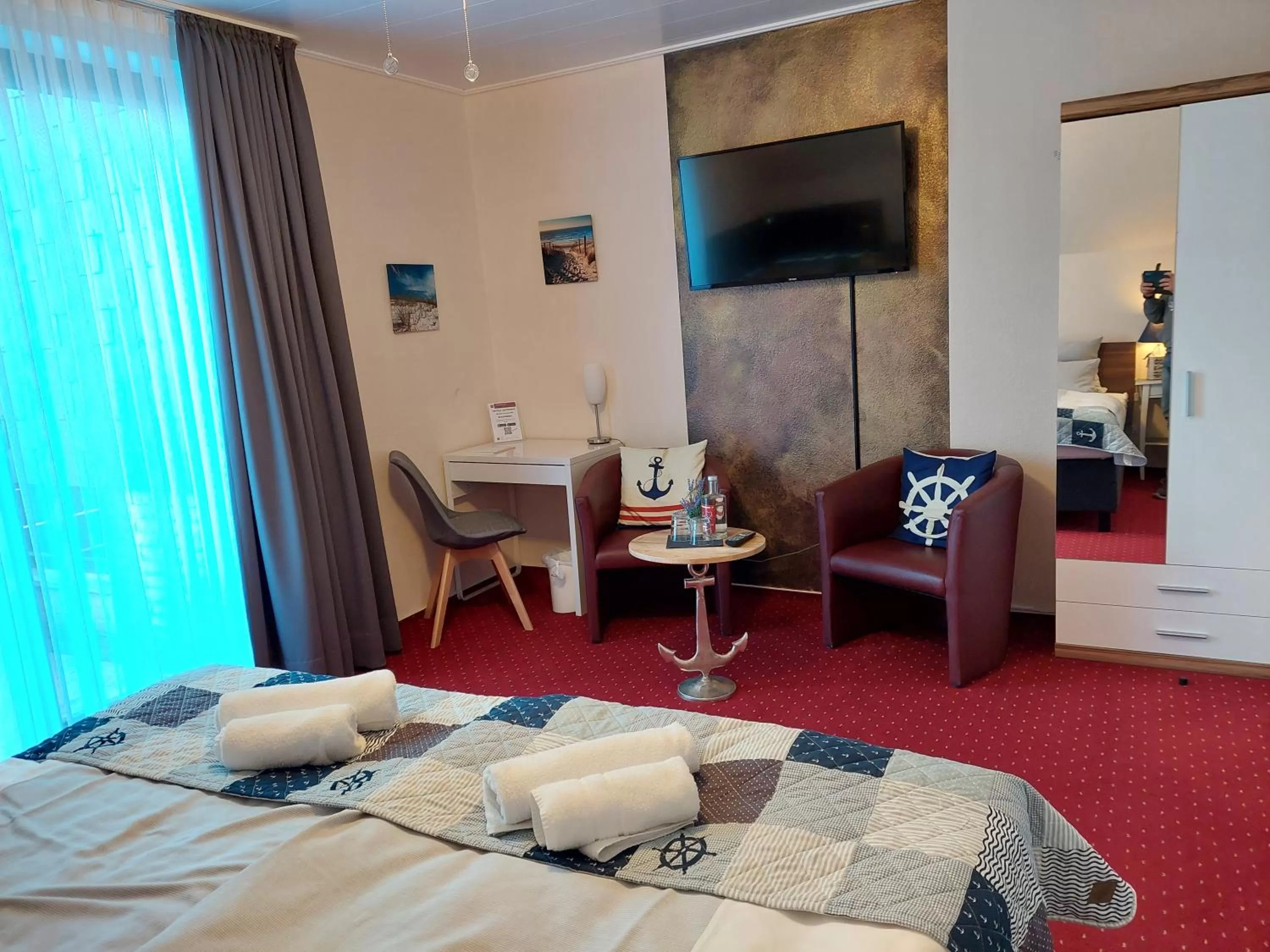 Bed in Hotel Rosmarin