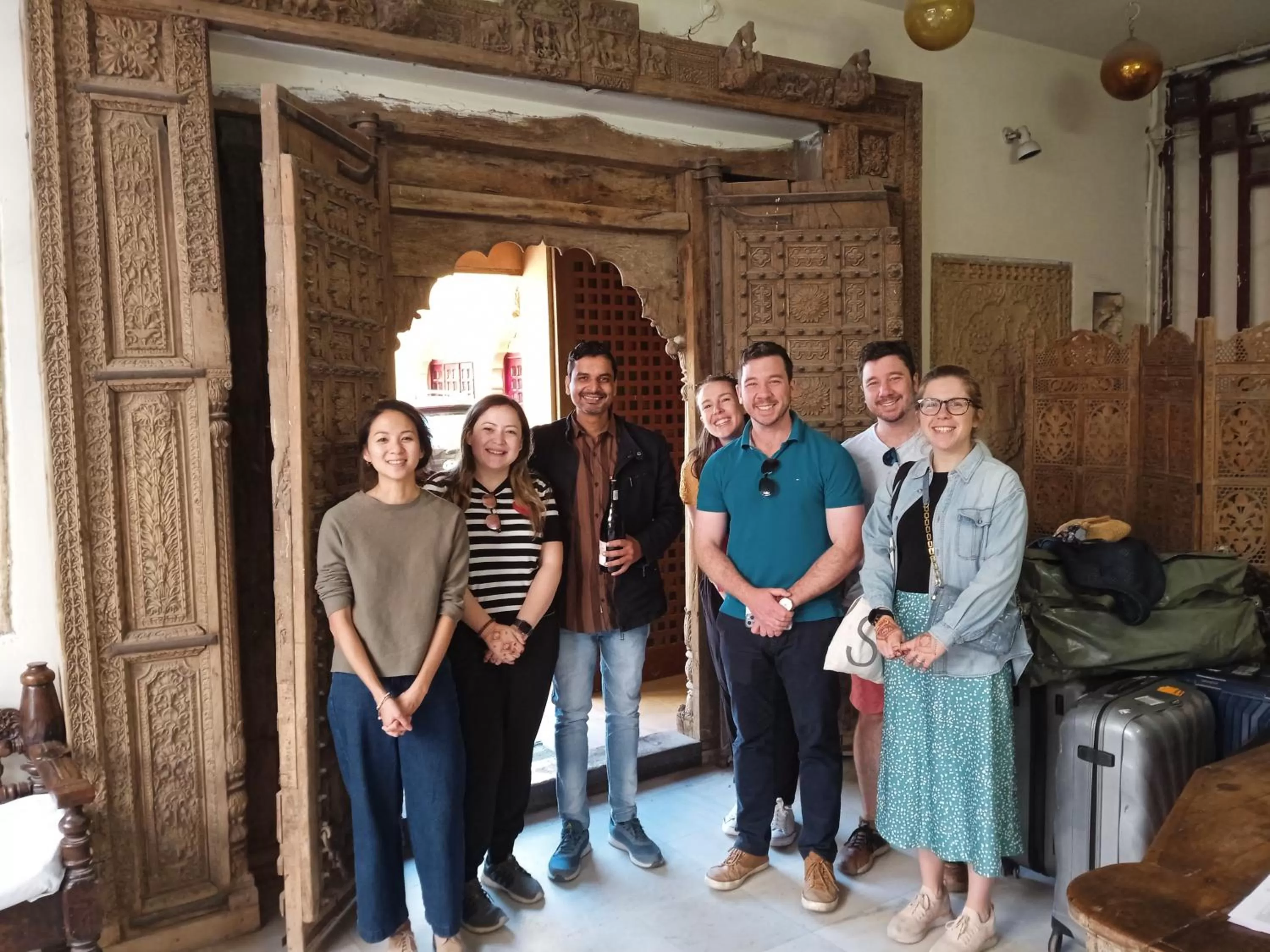 Lobby or reception in Rigmor haveli