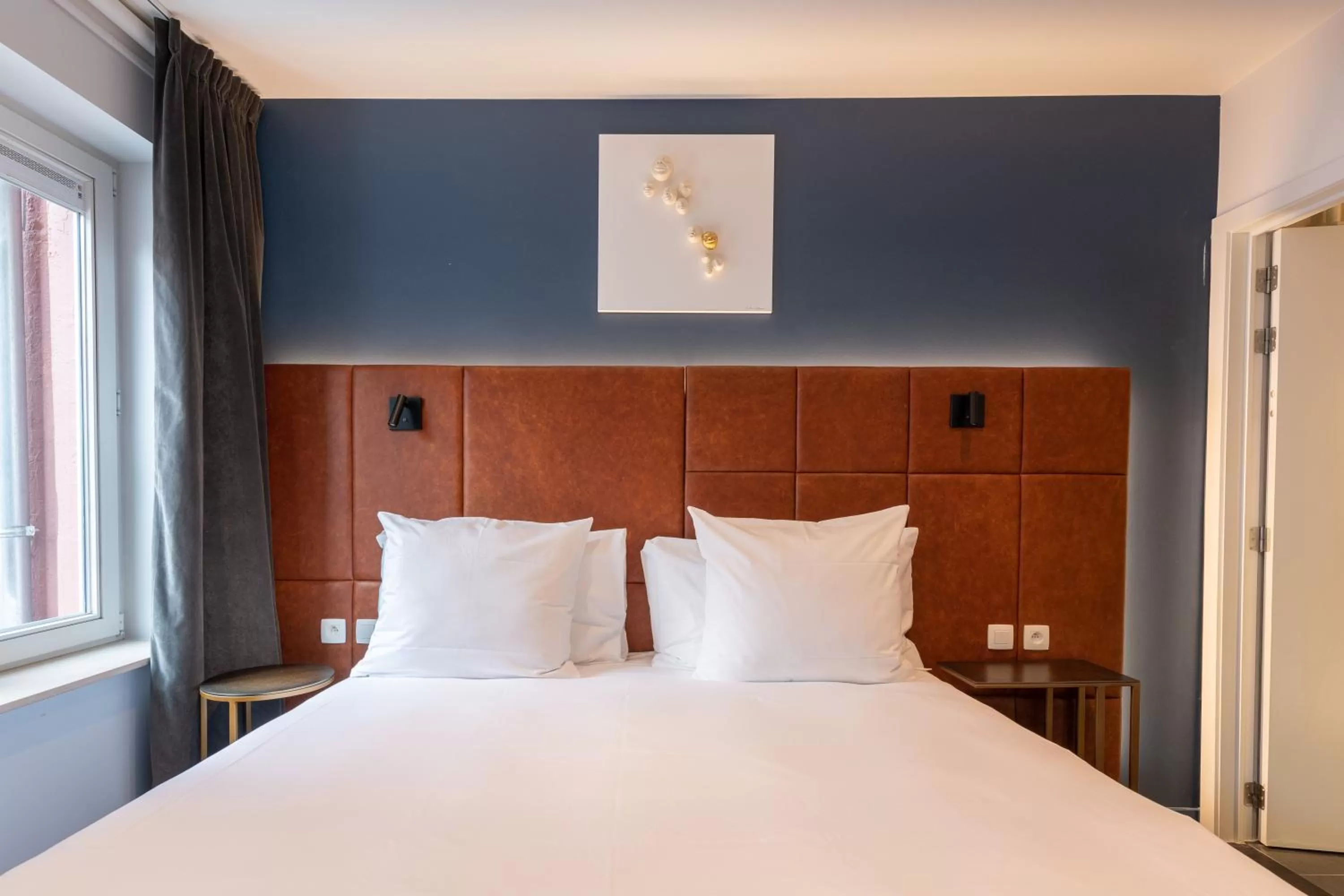 Bed in Boutique Hotel Sablon by CW Hotel Collection