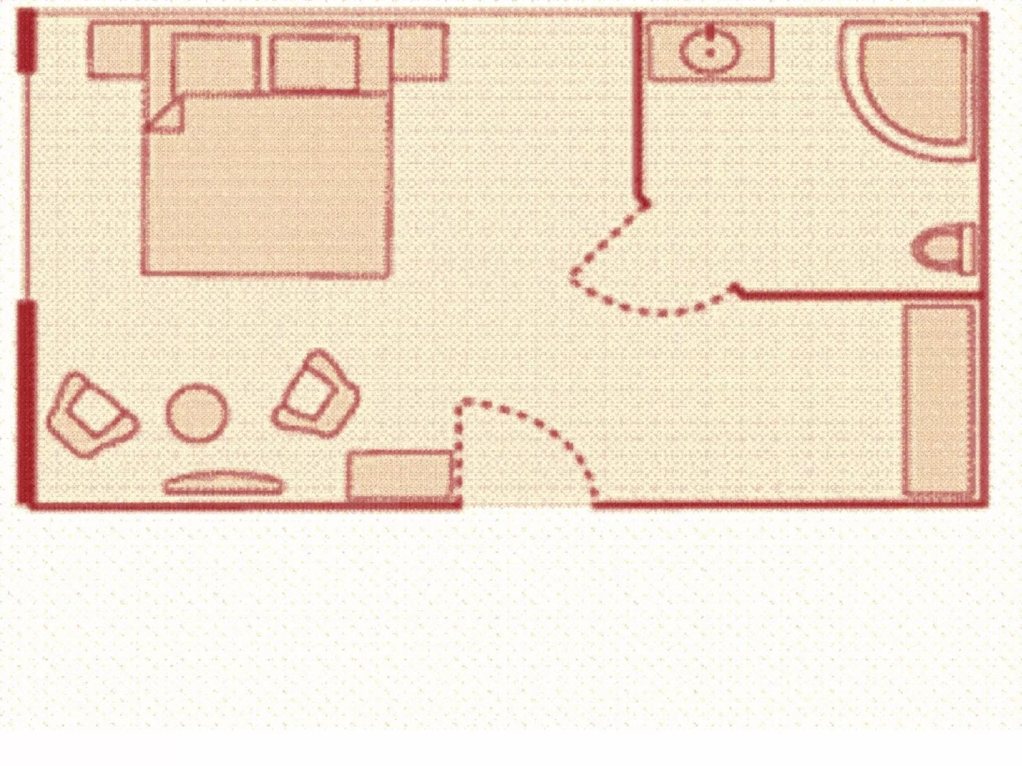Floor plan in Strandhotel Hohenzollern