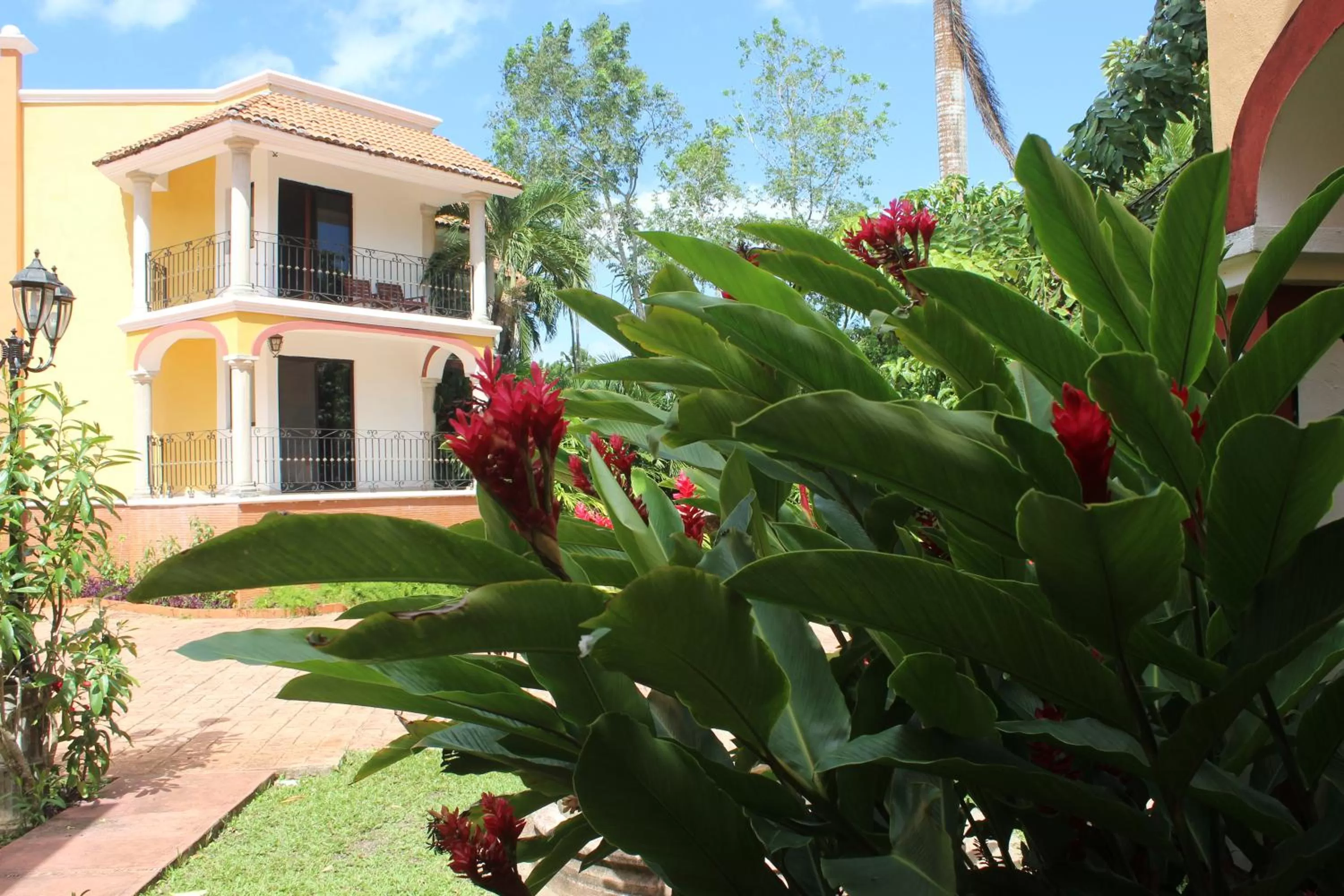 Garden view in Ecotel Quinta Regia