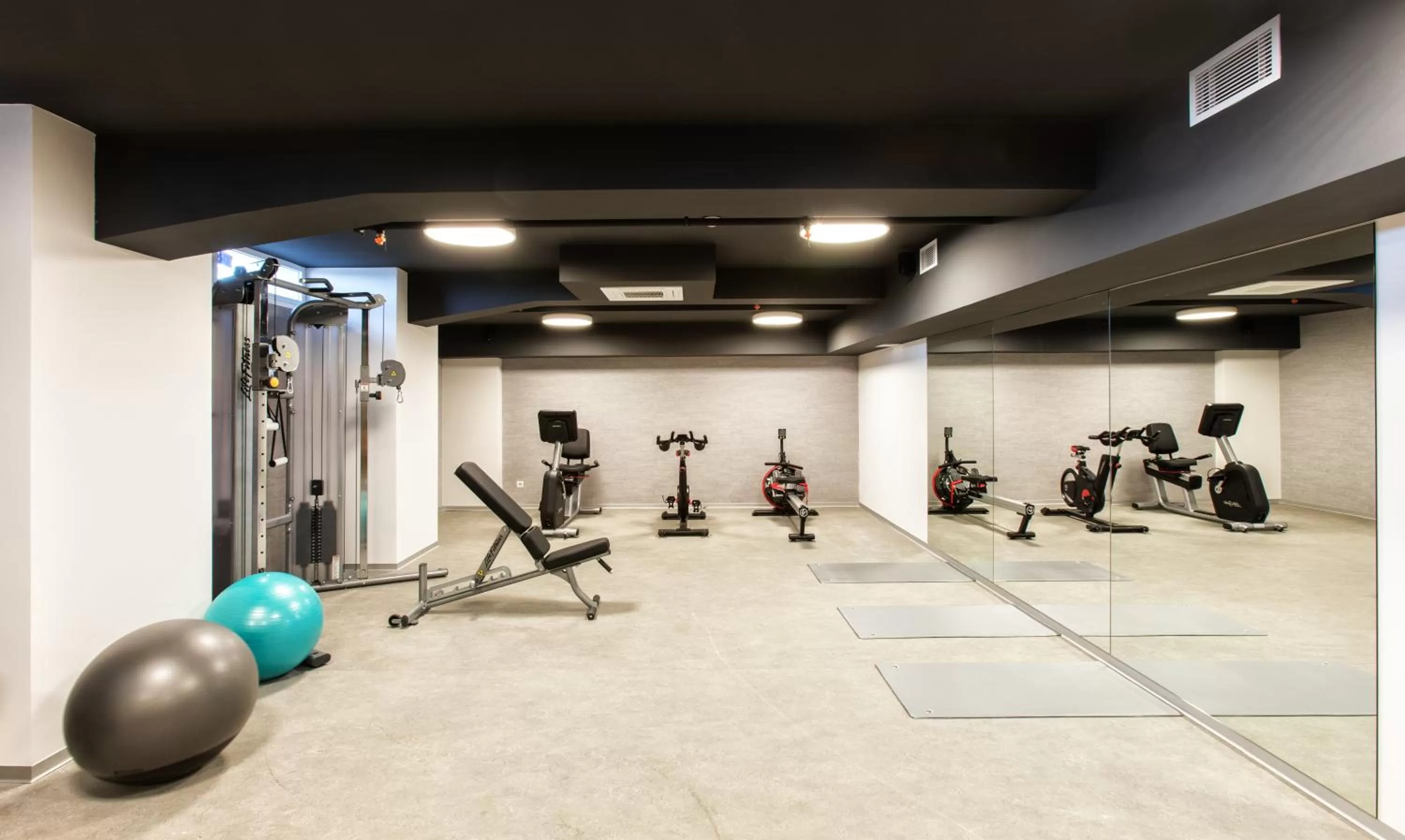 Fitness centre/facilities in Hotel Riazor