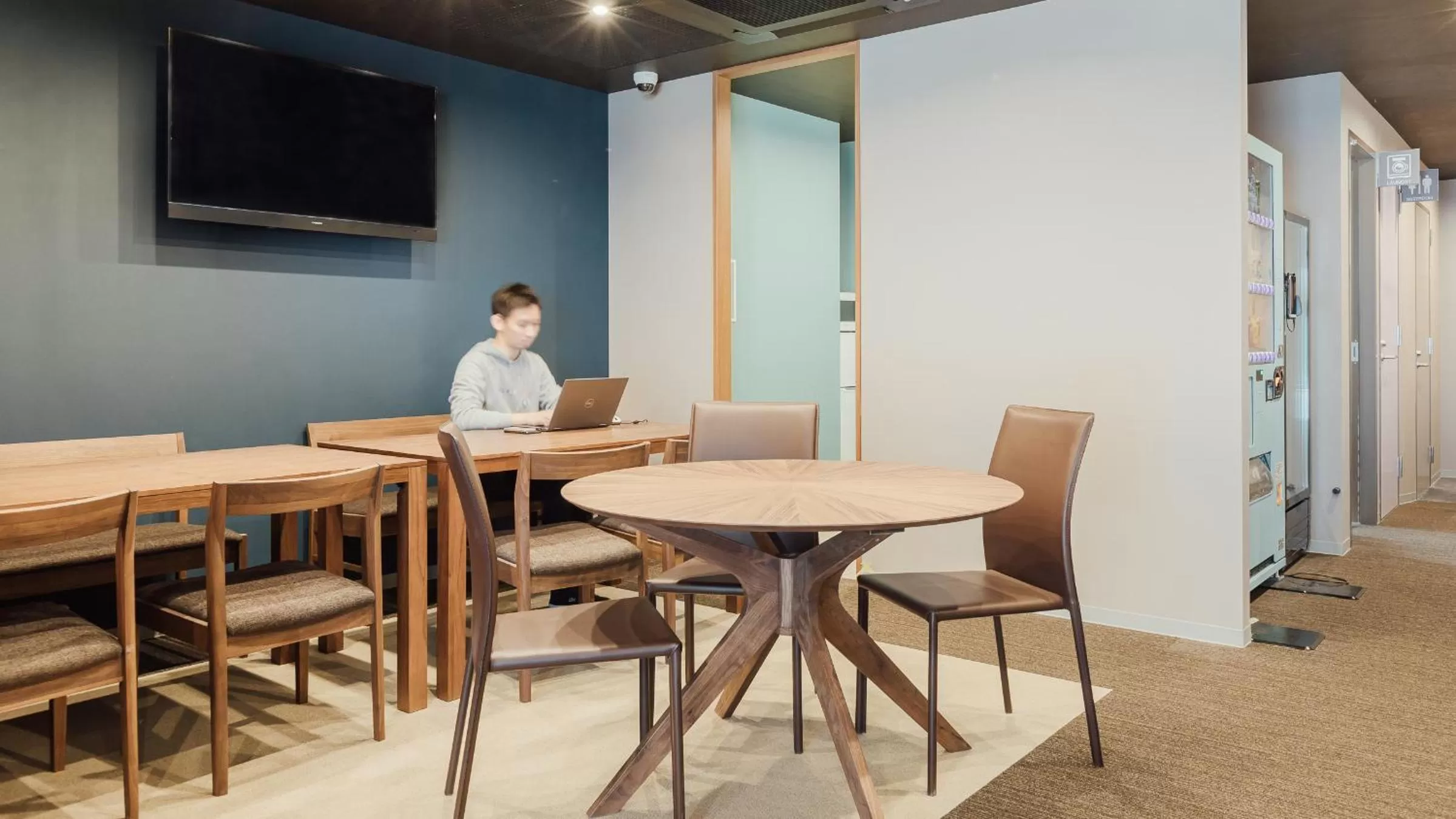 Dining area in Playsis Asakusa
