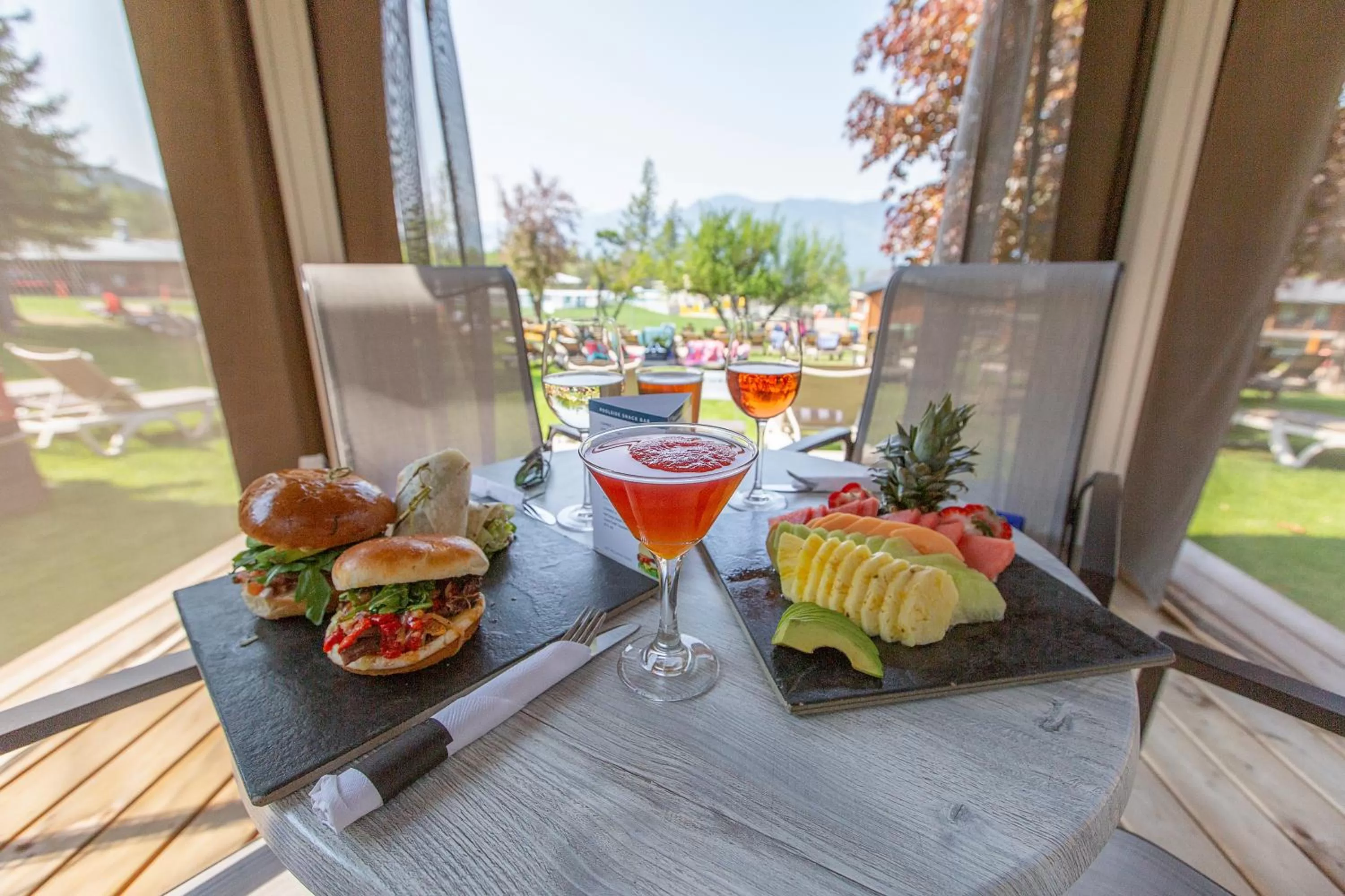 Swimming pool in Fairmont Hot Springs Resort