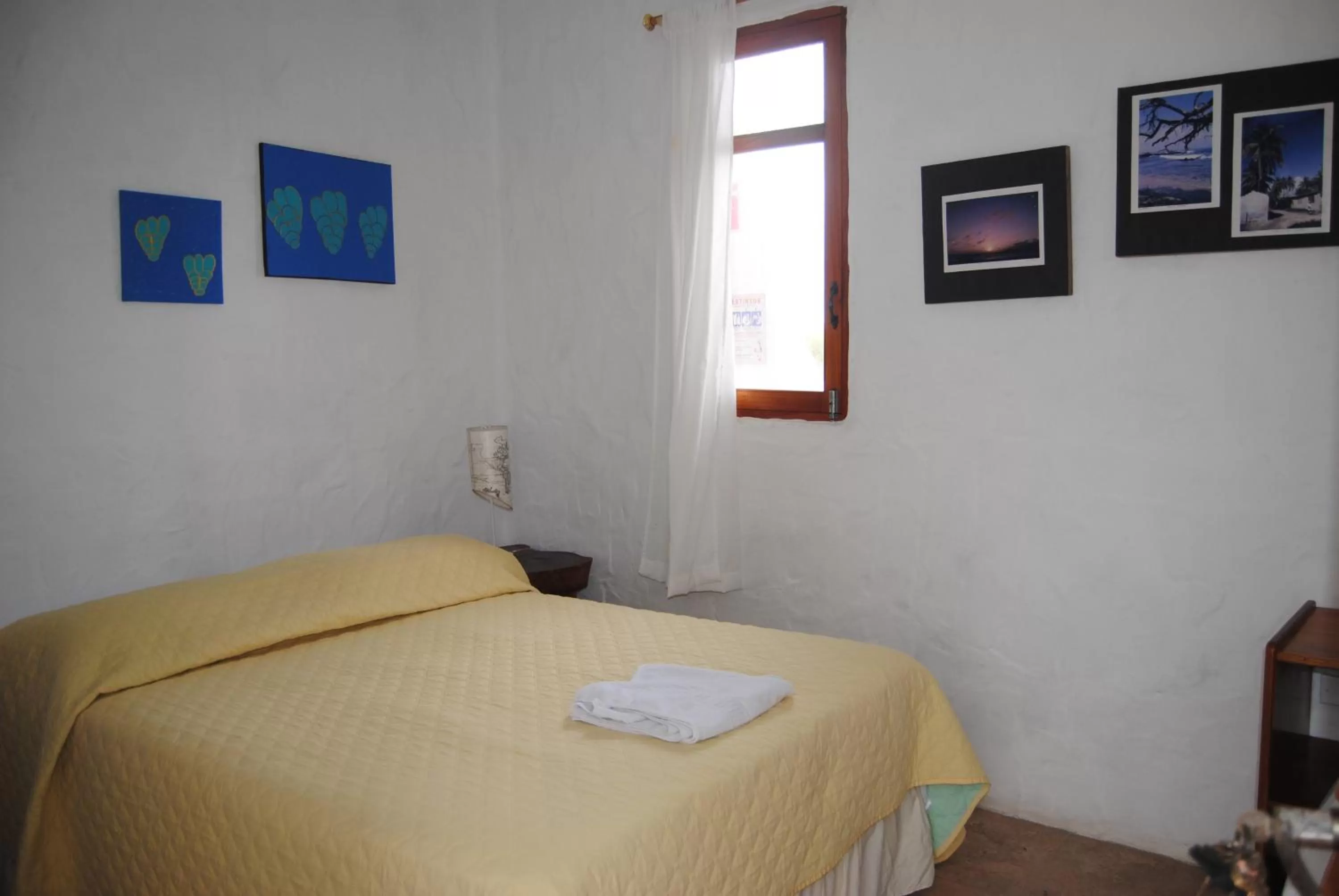 Bed in Hostal Galapagos by Bar de Beto