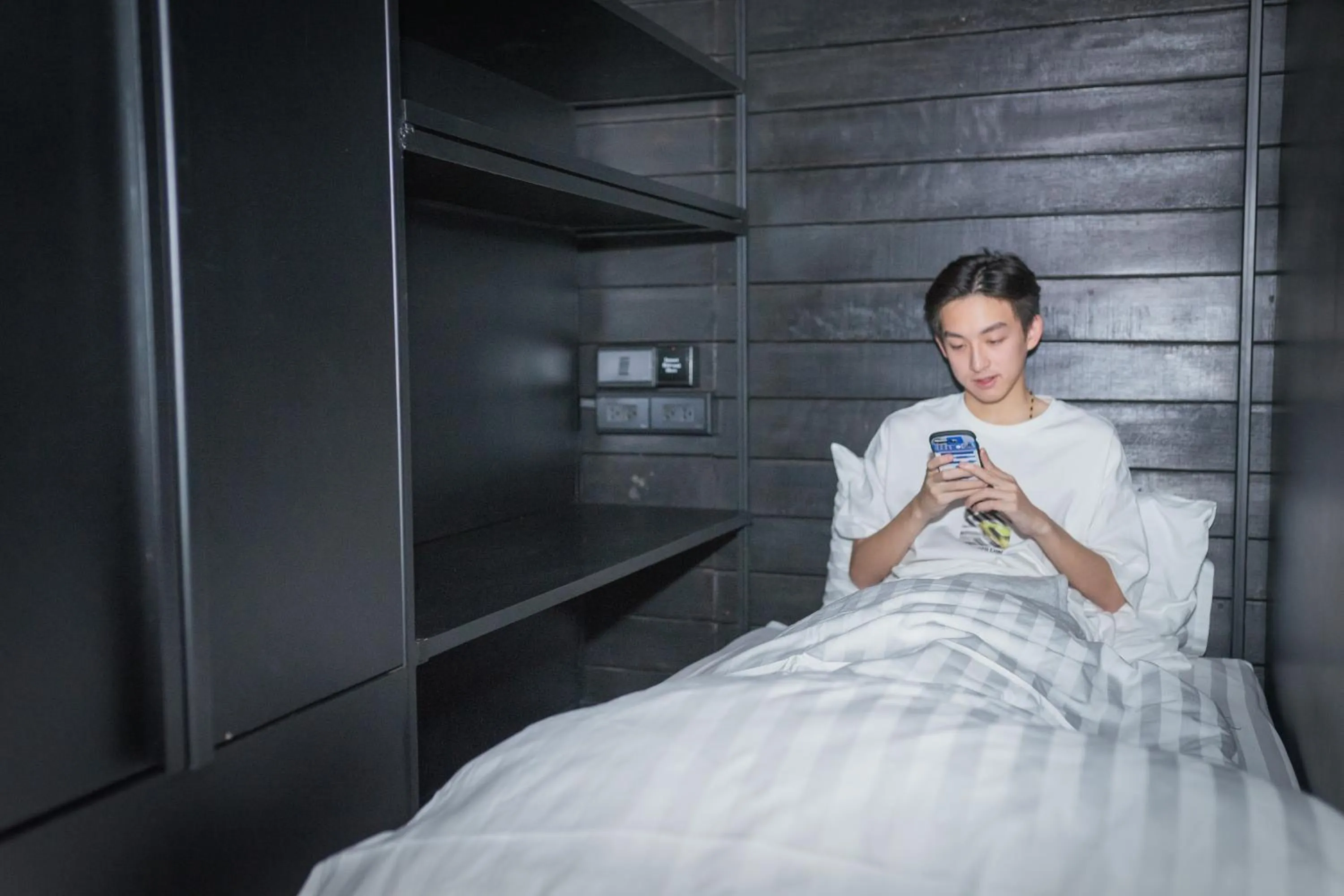 People, Bed in Kloem Hostel