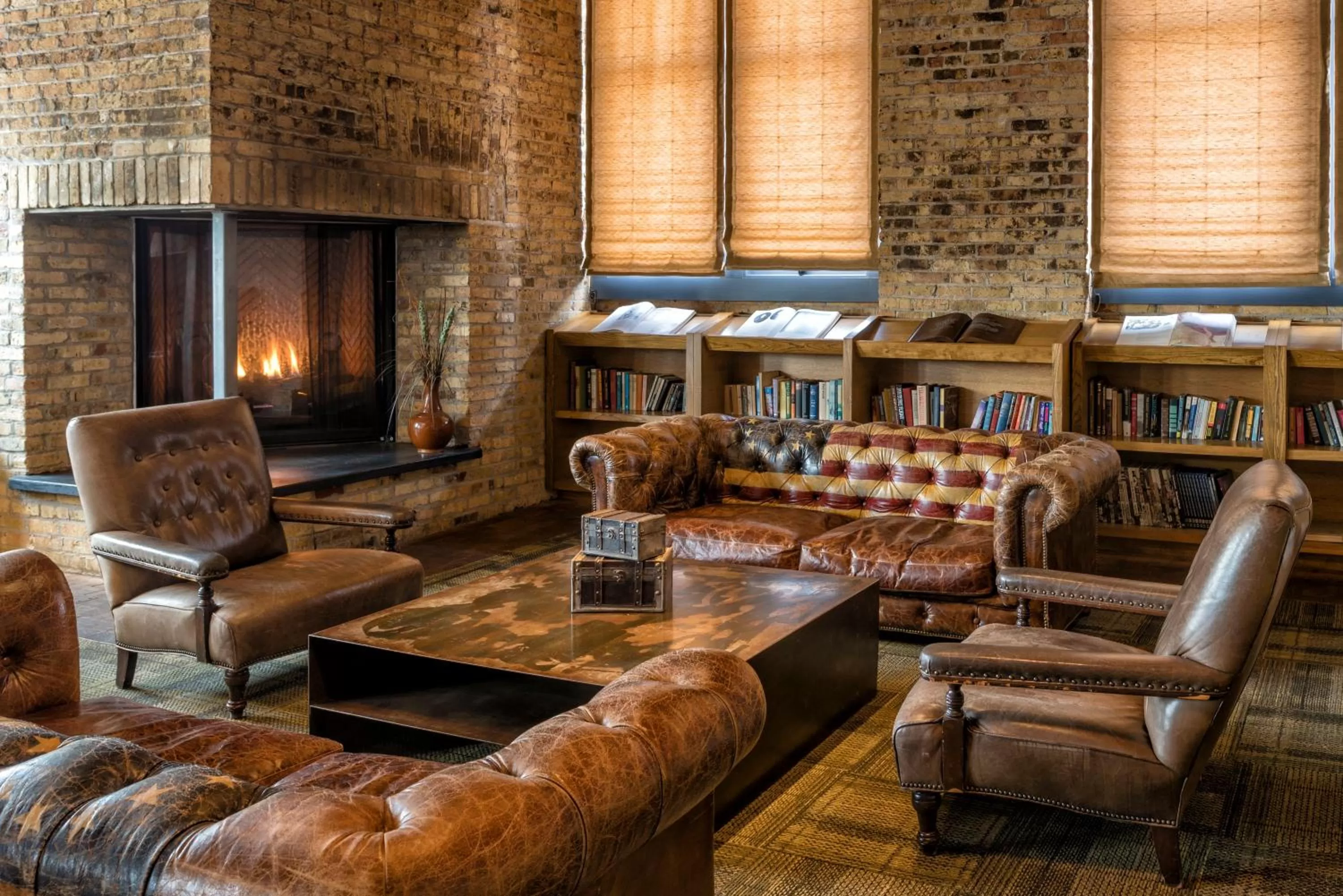 Library in The Iron Horse Hotel