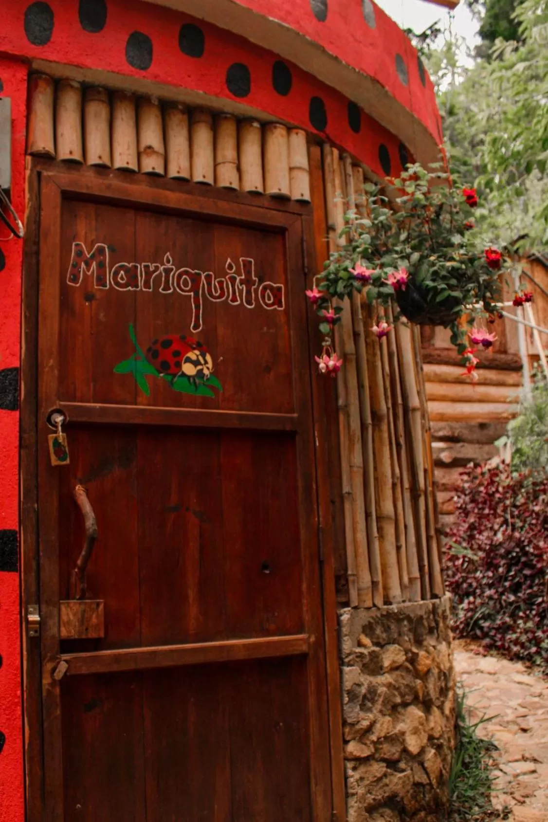 Text overlay, Property Logo/Sign in Eco-Hotel Mayachik