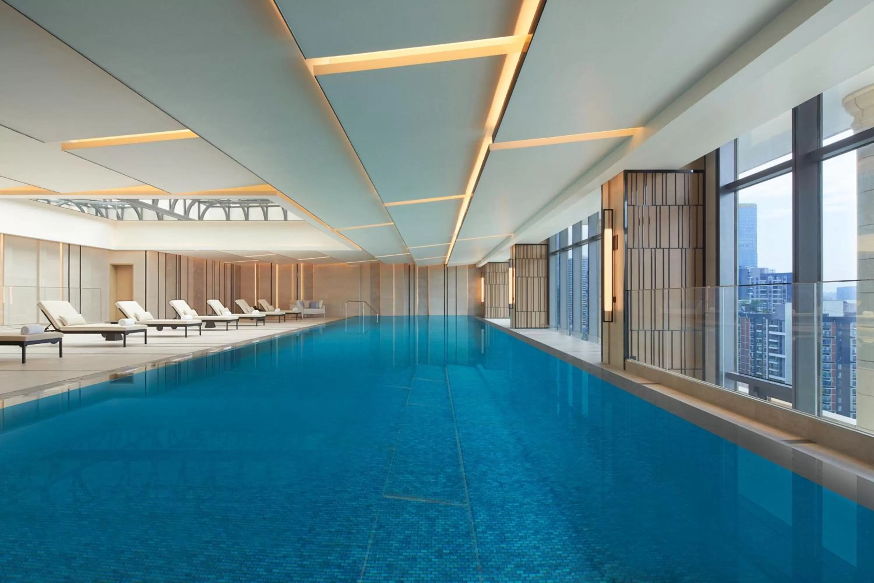 Swimming pool in Foshan Marriott Hotel