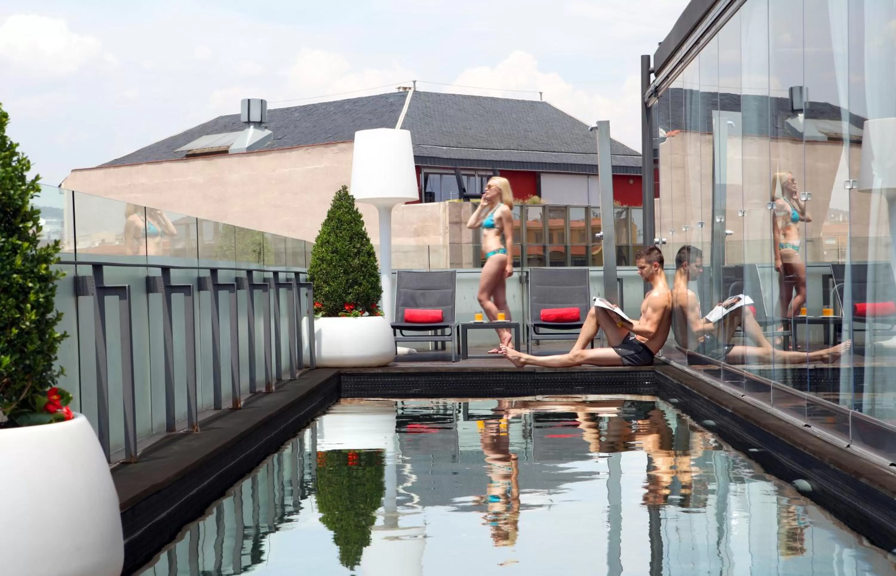 Balcony/Terrace in Cram Hotel