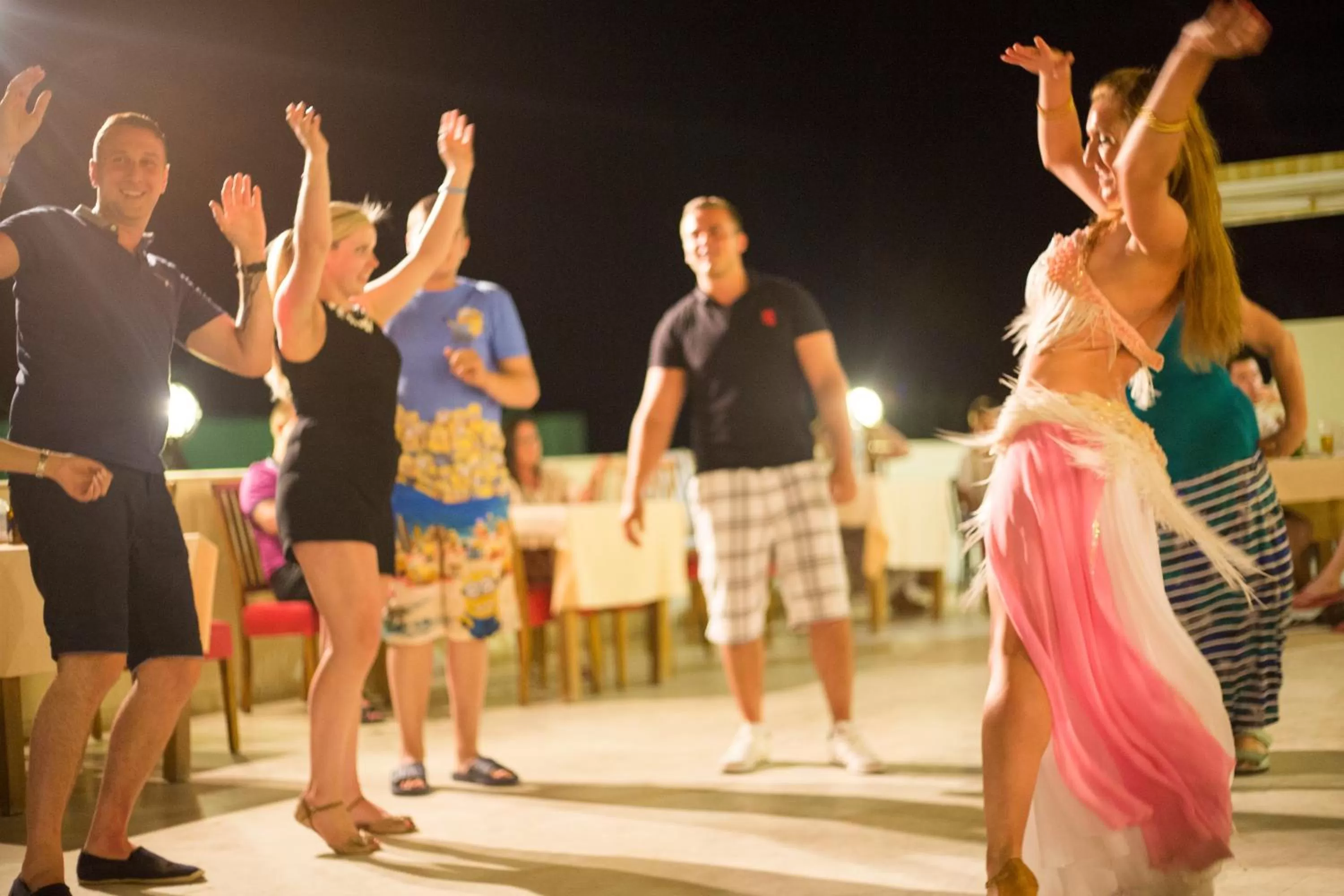 Evening entertainment in Tuntas Family Suites Kusadasi