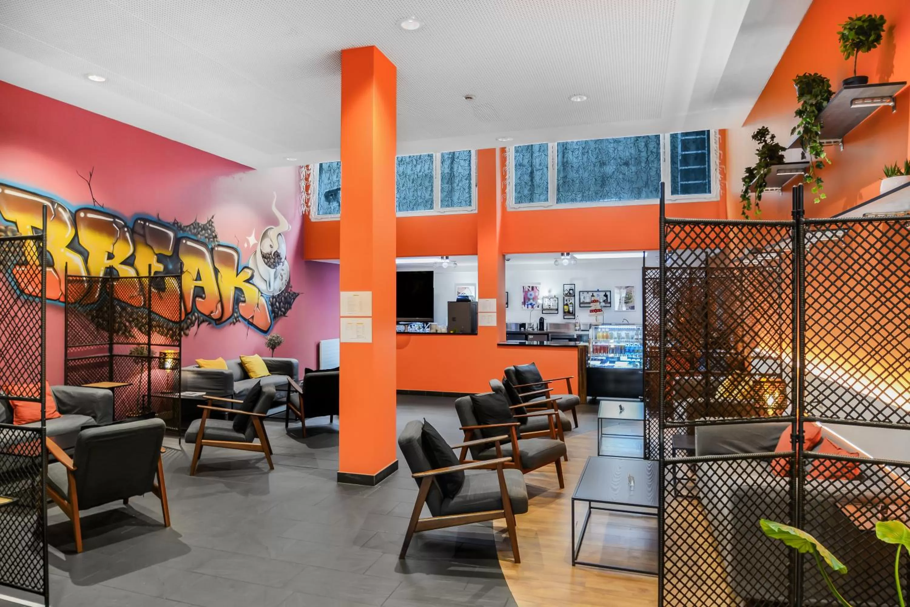 Lounge or bar in Neuchâtel City Hôtel