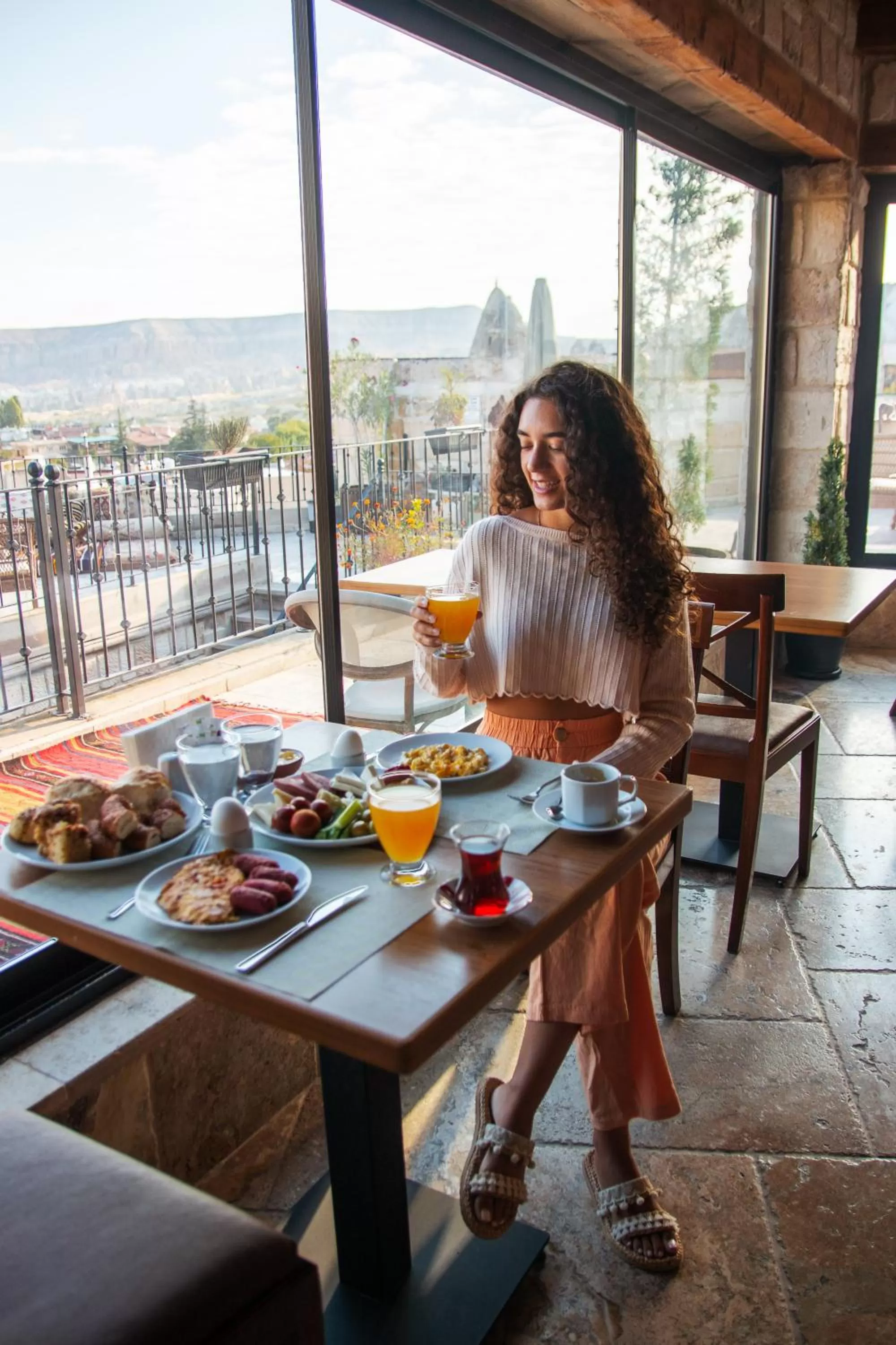 People in Zara Cave Hotel