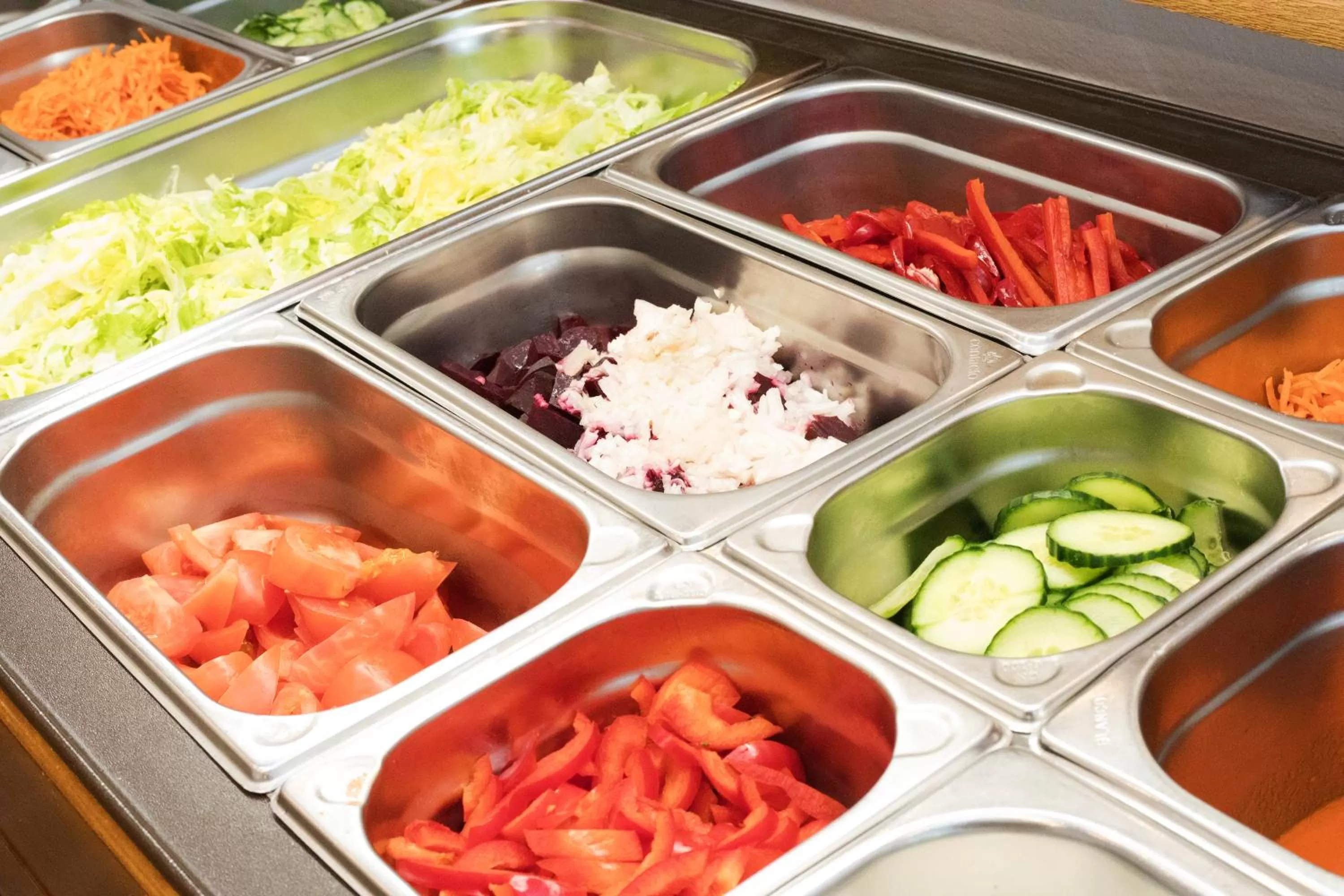 Food close-up in Hotel Restaurant Waldlust