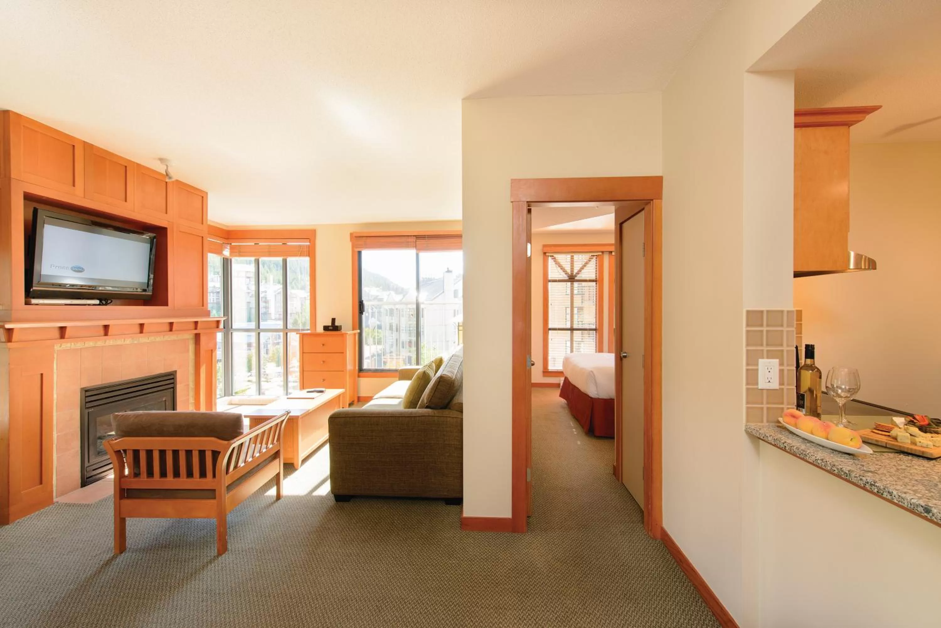 Kitchen or kitchenette in Pan Pacific Whistler Mountainside