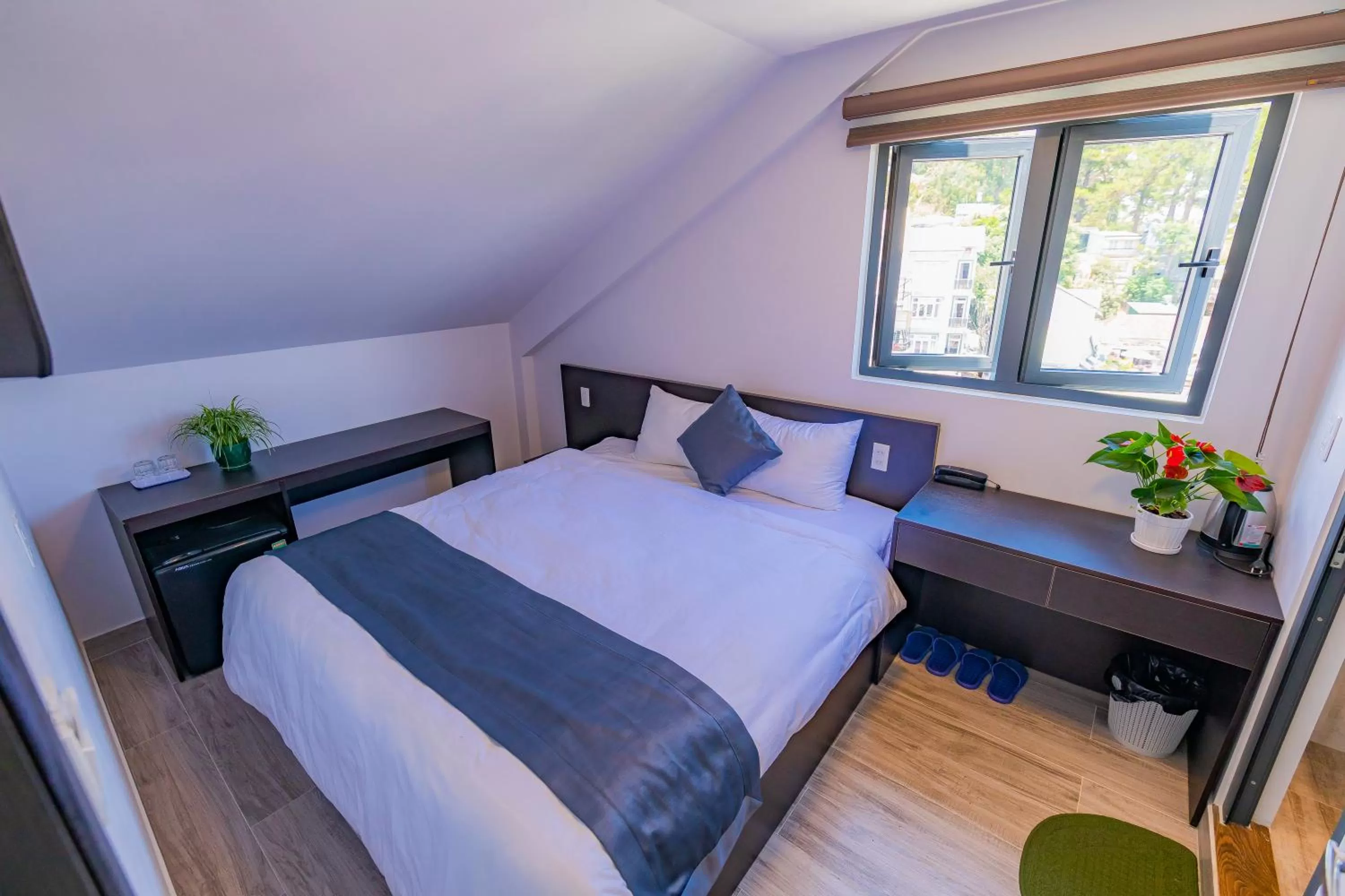 Bed in Khanh Uyen 3 Hotel