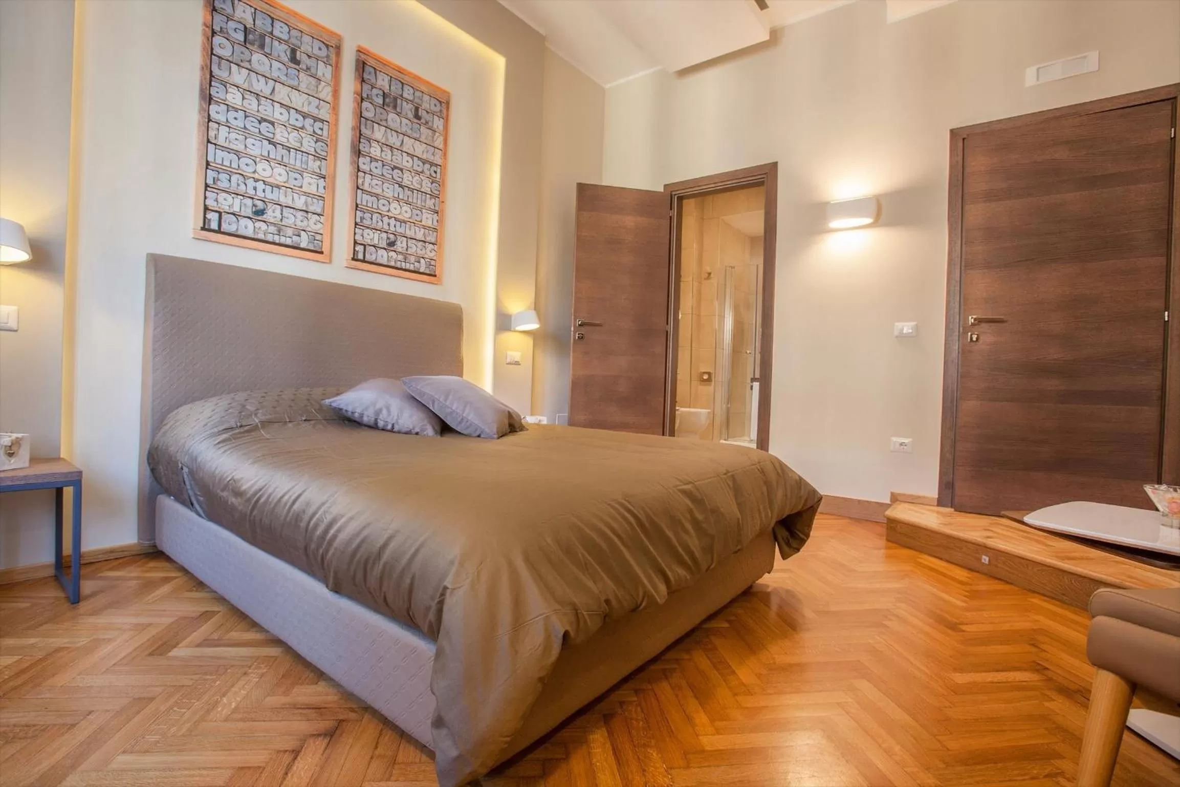 Bedroom, Bed in B&B Palazzo Depretis