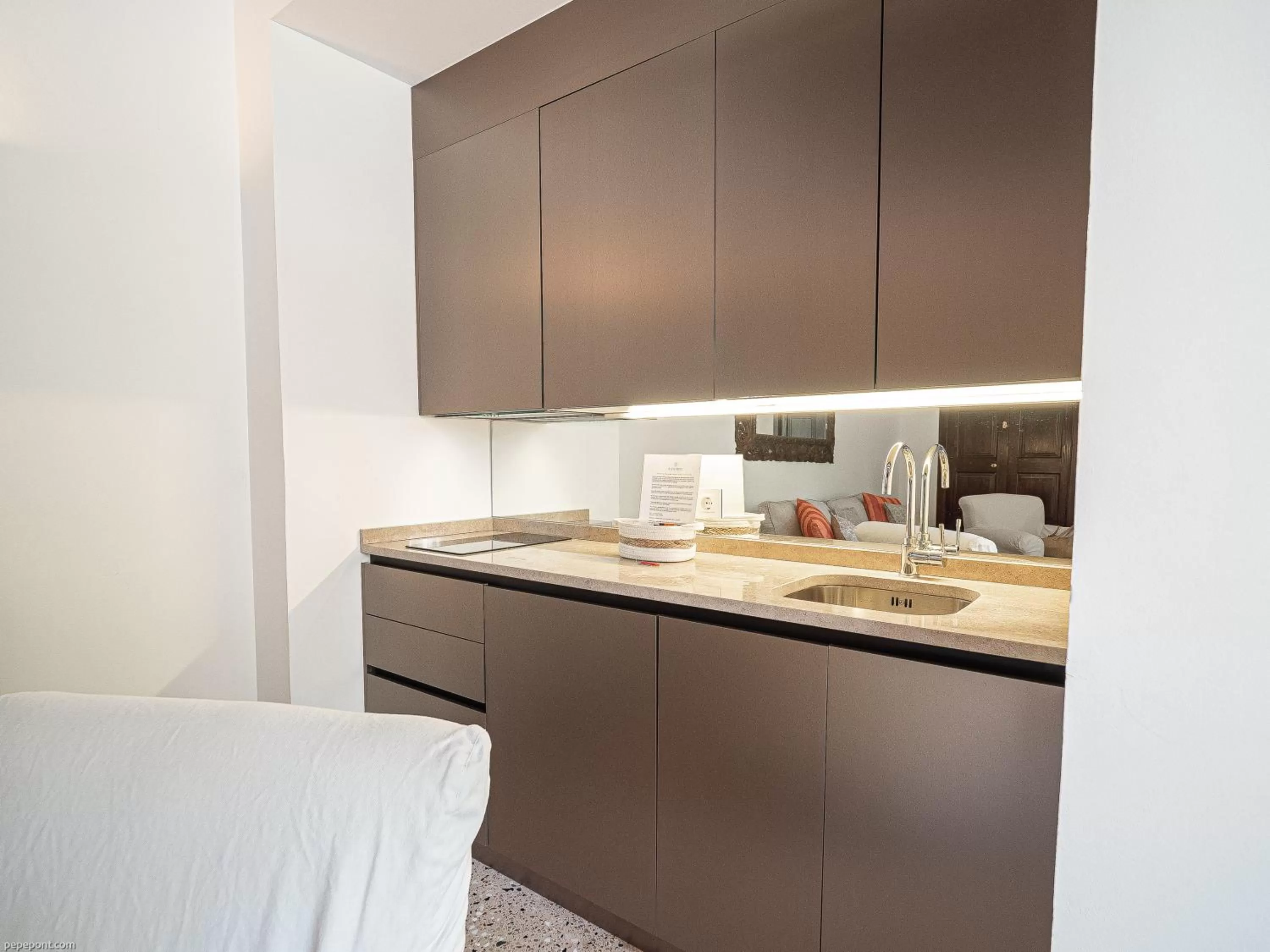 Kitchen or kitchenette in Ca'n Puig de Sòller