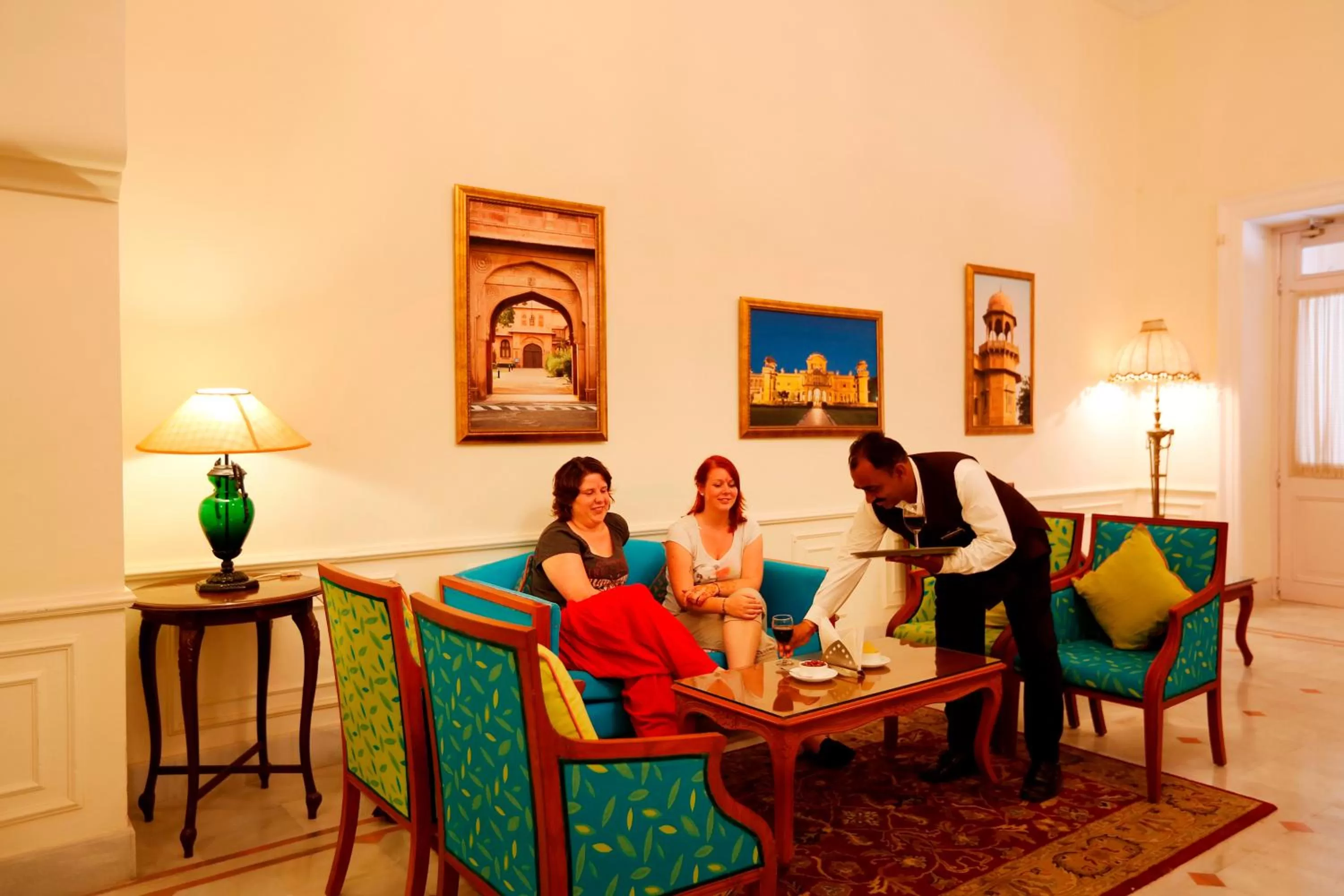 Lobby or reception in The Lallgarh Palace - A Heritage Hotel